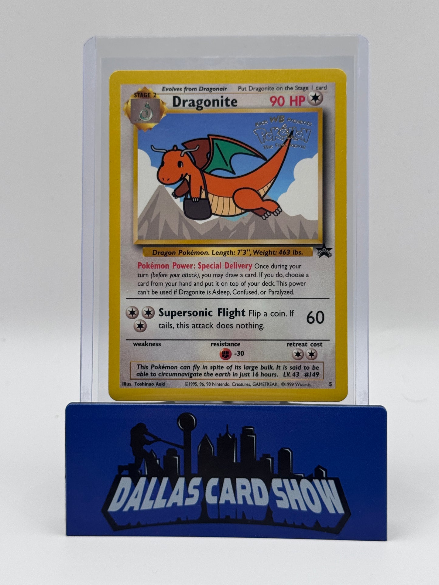 1999 Pokemon - Dragonite (WB Promo) - #5 Black Star Promo LP