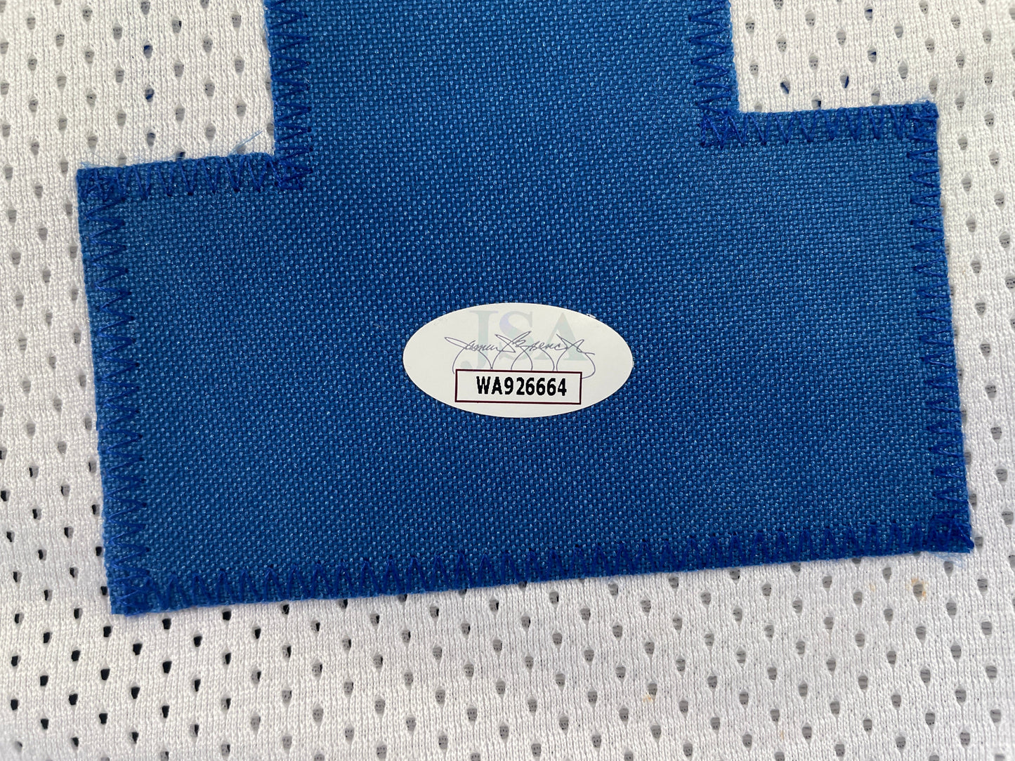 BOB LILLY DALLAS COWBOYS SIGNED STAT FOOTBALL JERSEY w/HOF JSA
