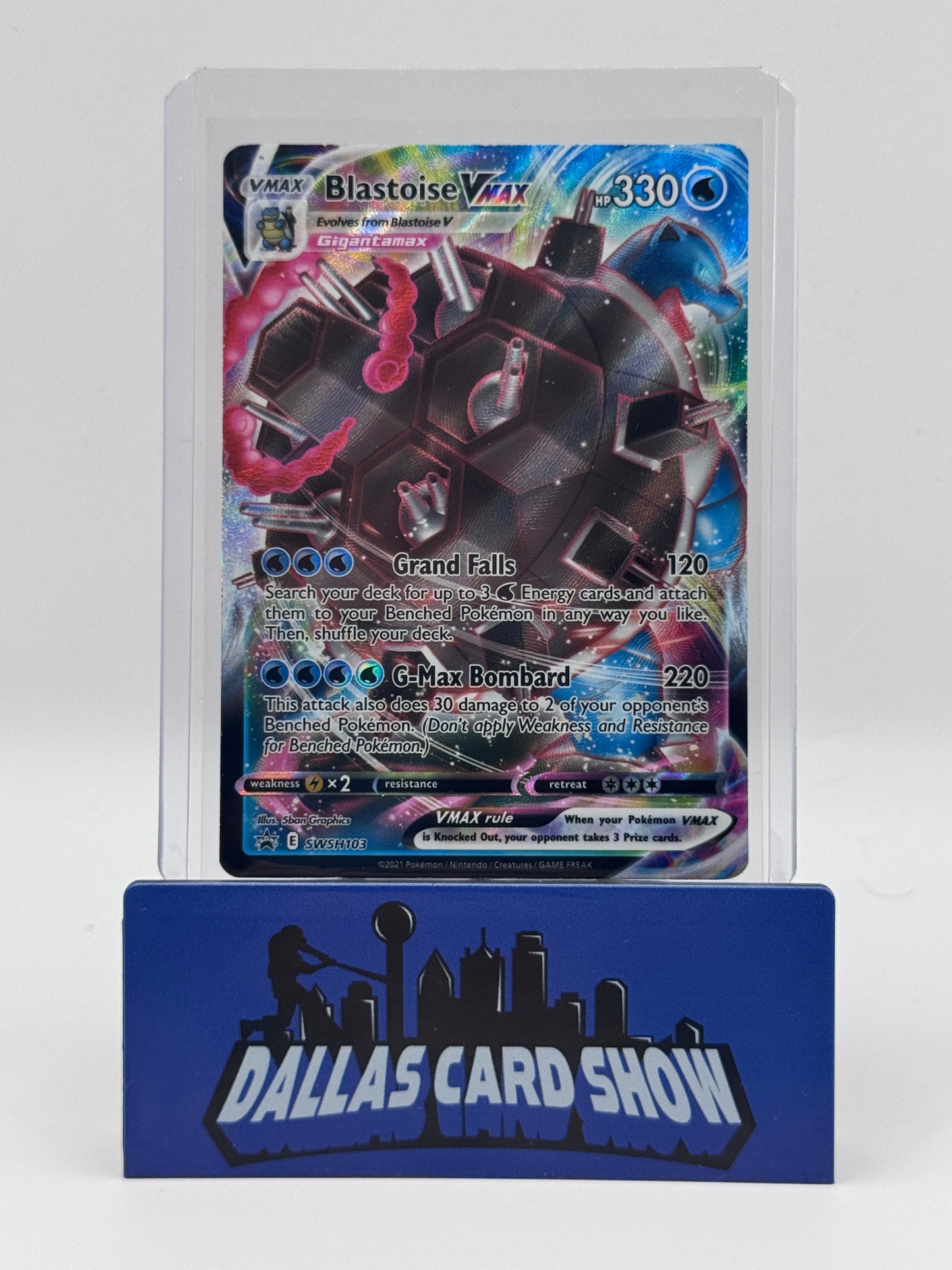 2021 Pokemon - Blastoise VMAX - SWSH103 Black Star Promos MP