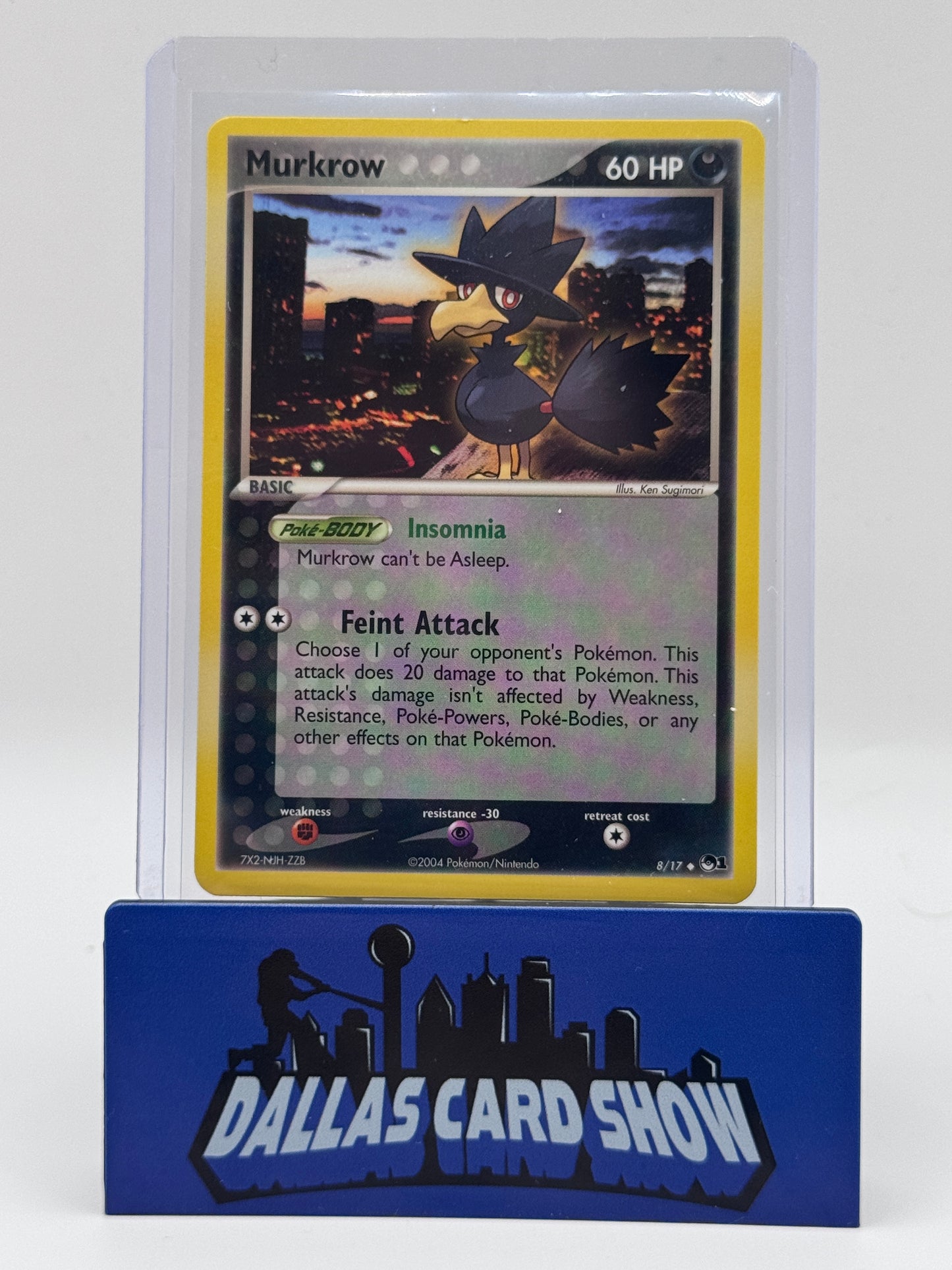 2004 Pokemon - Murkrow (Uncommon) - 8/18 Pop Series 1 NM