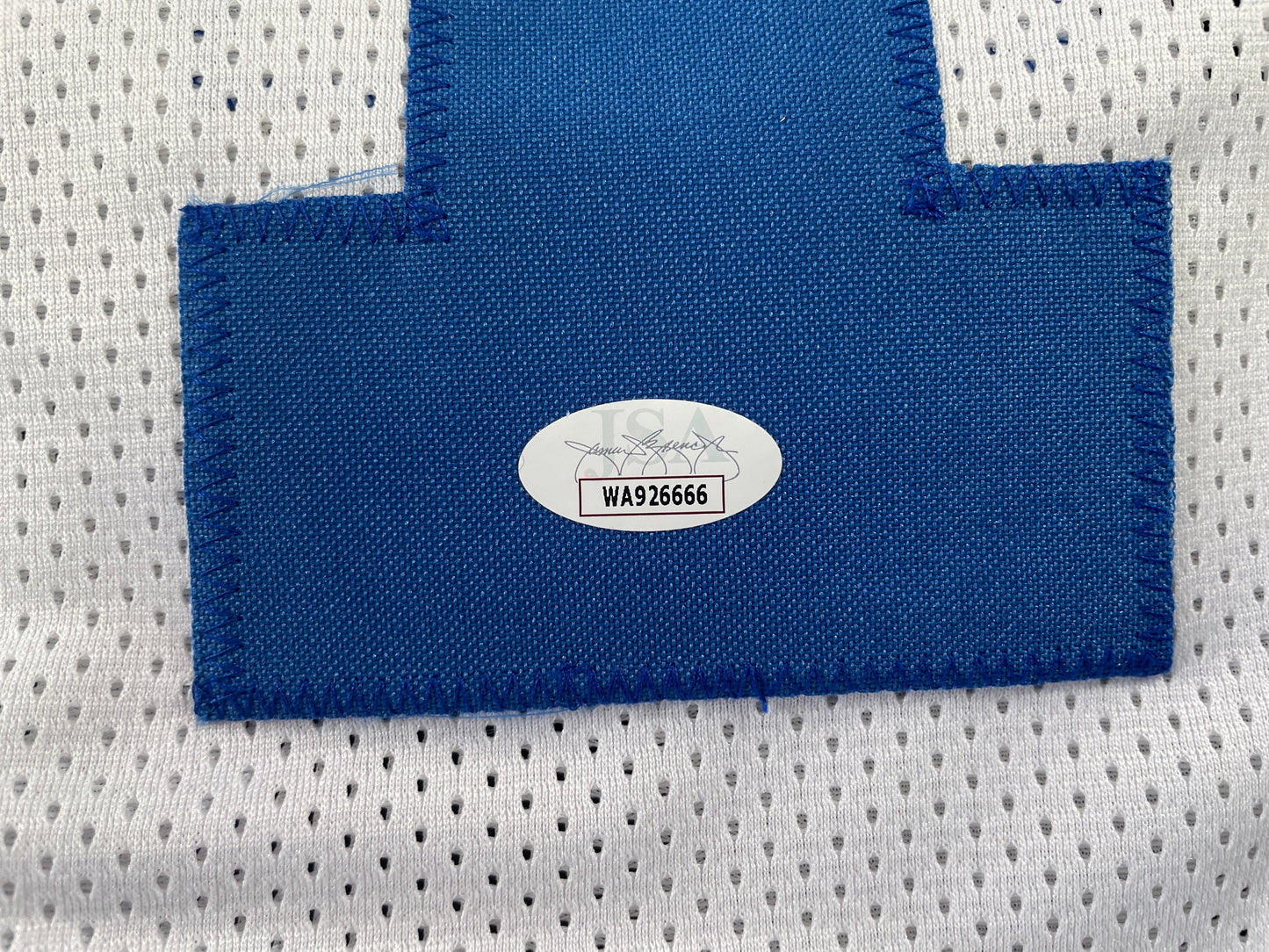 BOB LILLY DALLAS COWBOYS SIGNED STAT FOOTBALL JERSEY w/HOF JSA