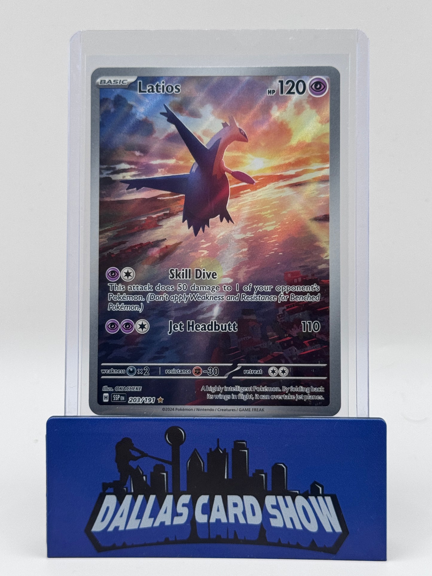 2024 Pokemon - Latios (Illustration Rare) - 203/191 Surging Sparks NM