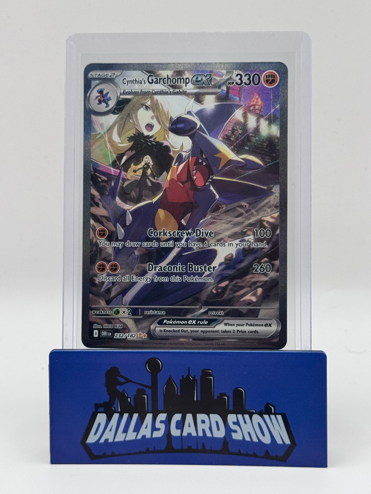 2025 Pokemon - Cynthia's Garchomp (SIR) - 232/182 Destined Rivals NM