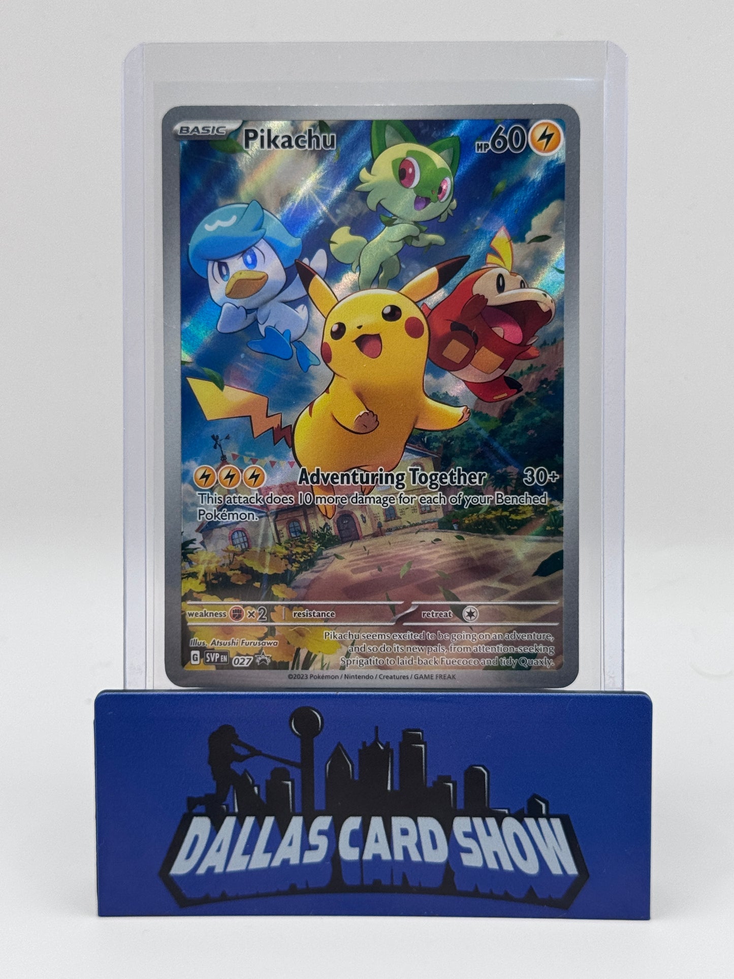 2023 Pokemon - Pikachu (Promo) - SVP027 Black Star Promo NM