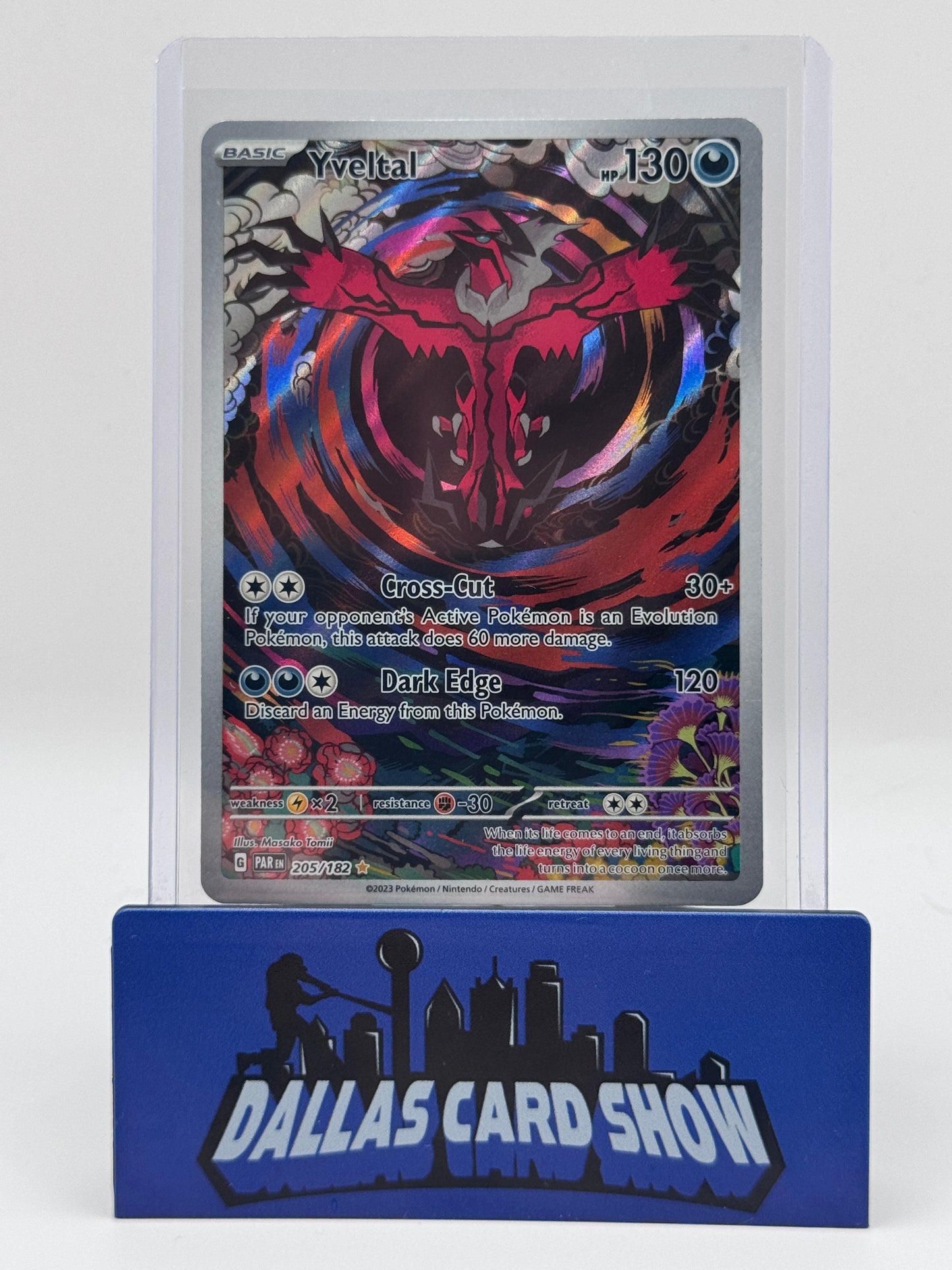2023 Pokemon - Yveltal (Illustration Rare) - 205/182 Paradox Rift NM