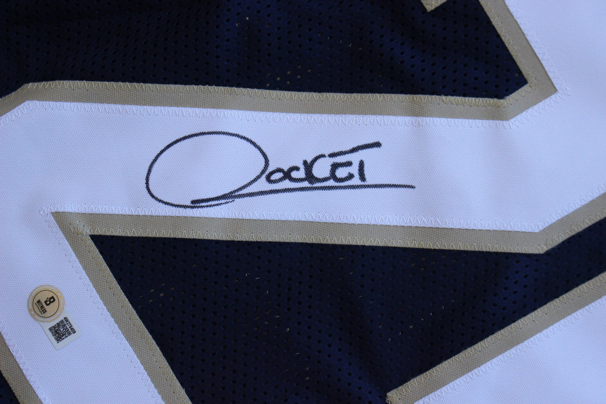 RAGHIB ROCKET ISMAIL NOTRE DAME FIGHTING IRISH SIGNED JERSEY w90ALLAMER BAS