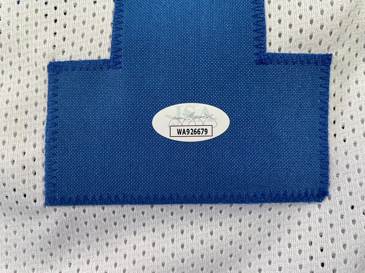 BOB LILLY DALLAS COWBOYS SIGNED STAT FOOTBALL JERSEY w/HOF JSA