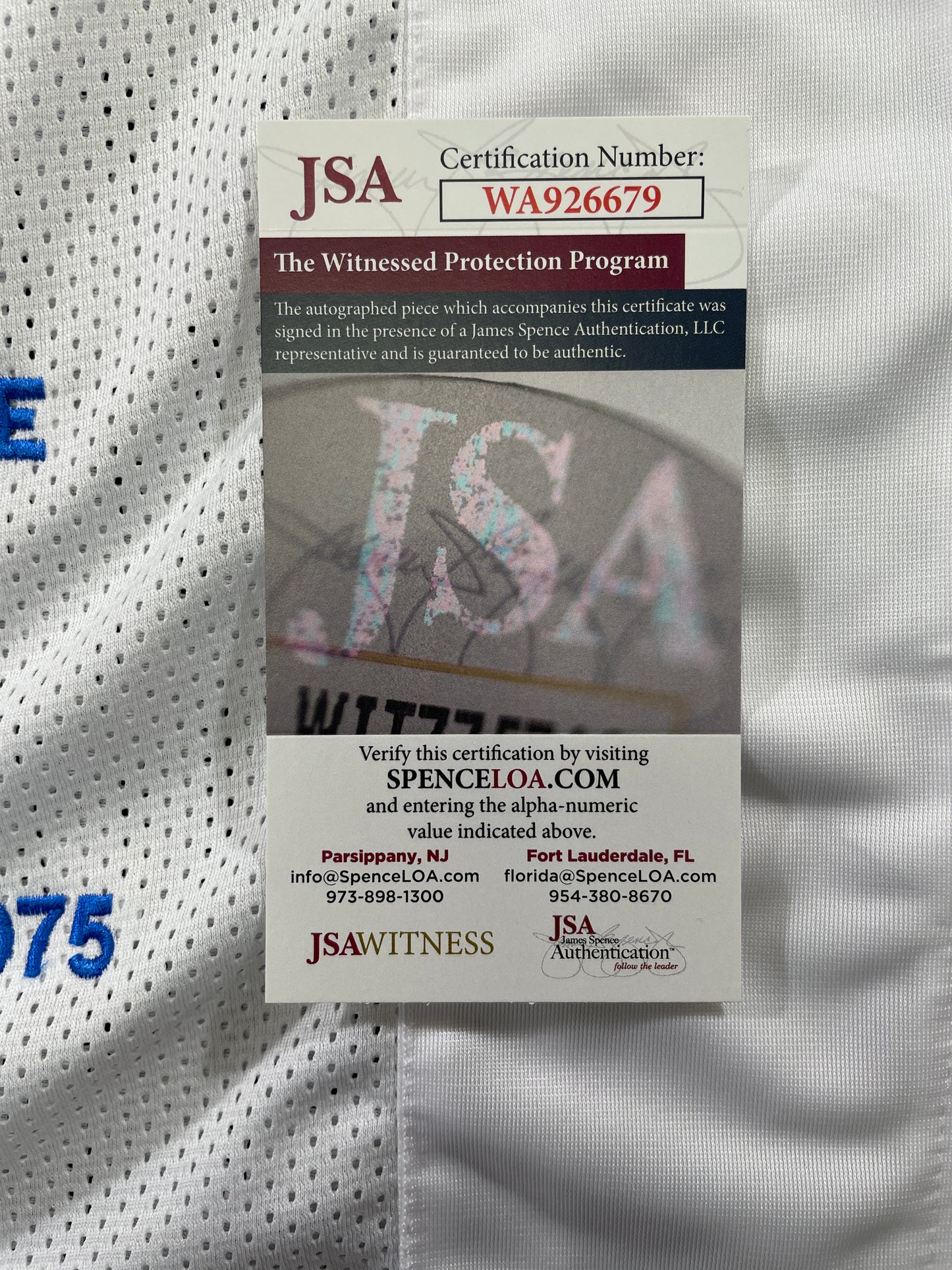 BOB LILLY DALLAS COWBOYS SIGNED STAT FOOTBALL JERSEY w/HOF JSA