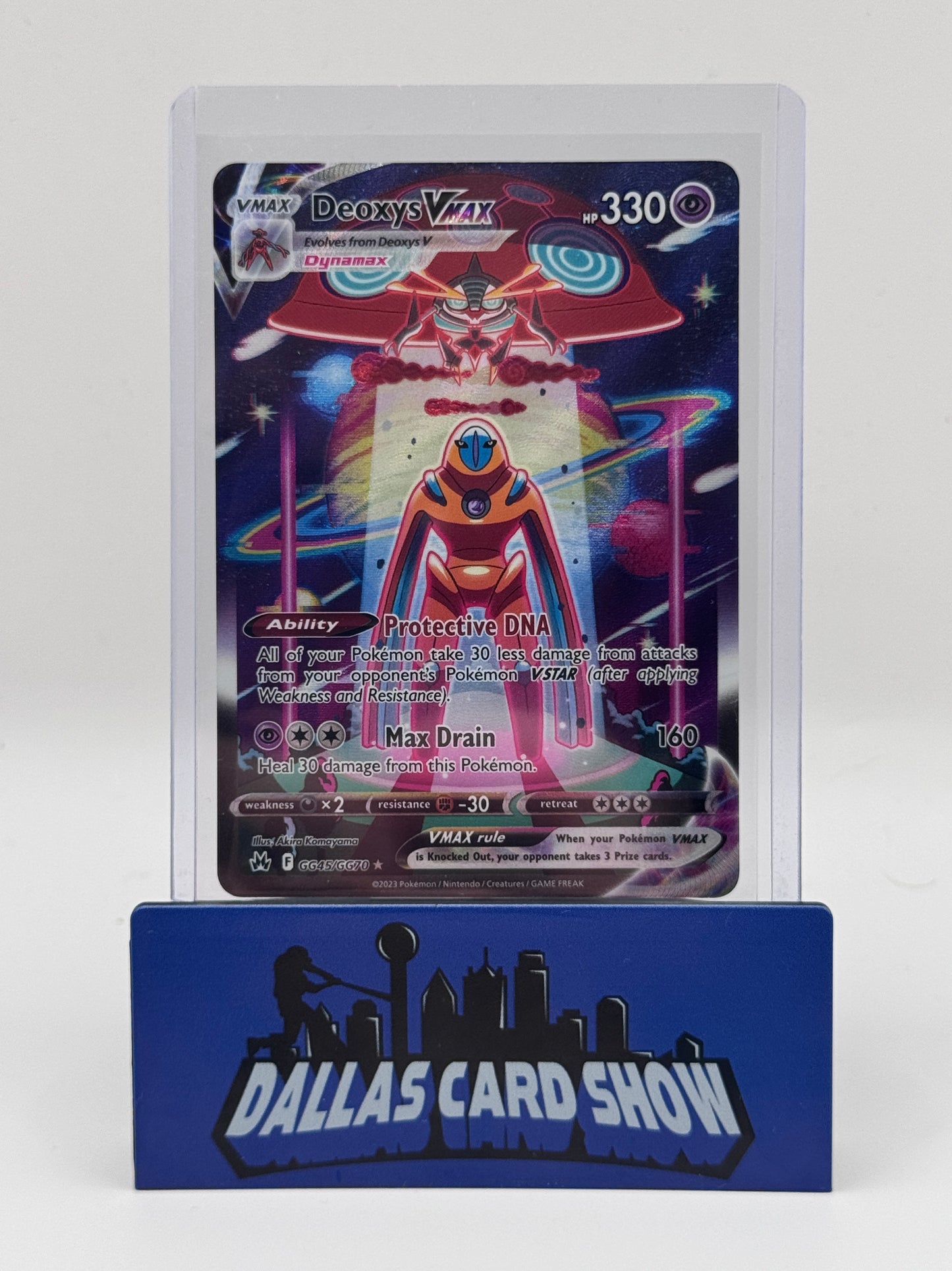 2023 Pokemon - Deoxys VMAX (Galarian Gallery) - GG45/GG70 Crown Zenith LP