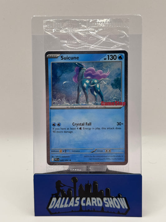 2025 Pokemon - Suicune (Gamestop Stamp) - 026/094 Phantasmal Flames SEALED