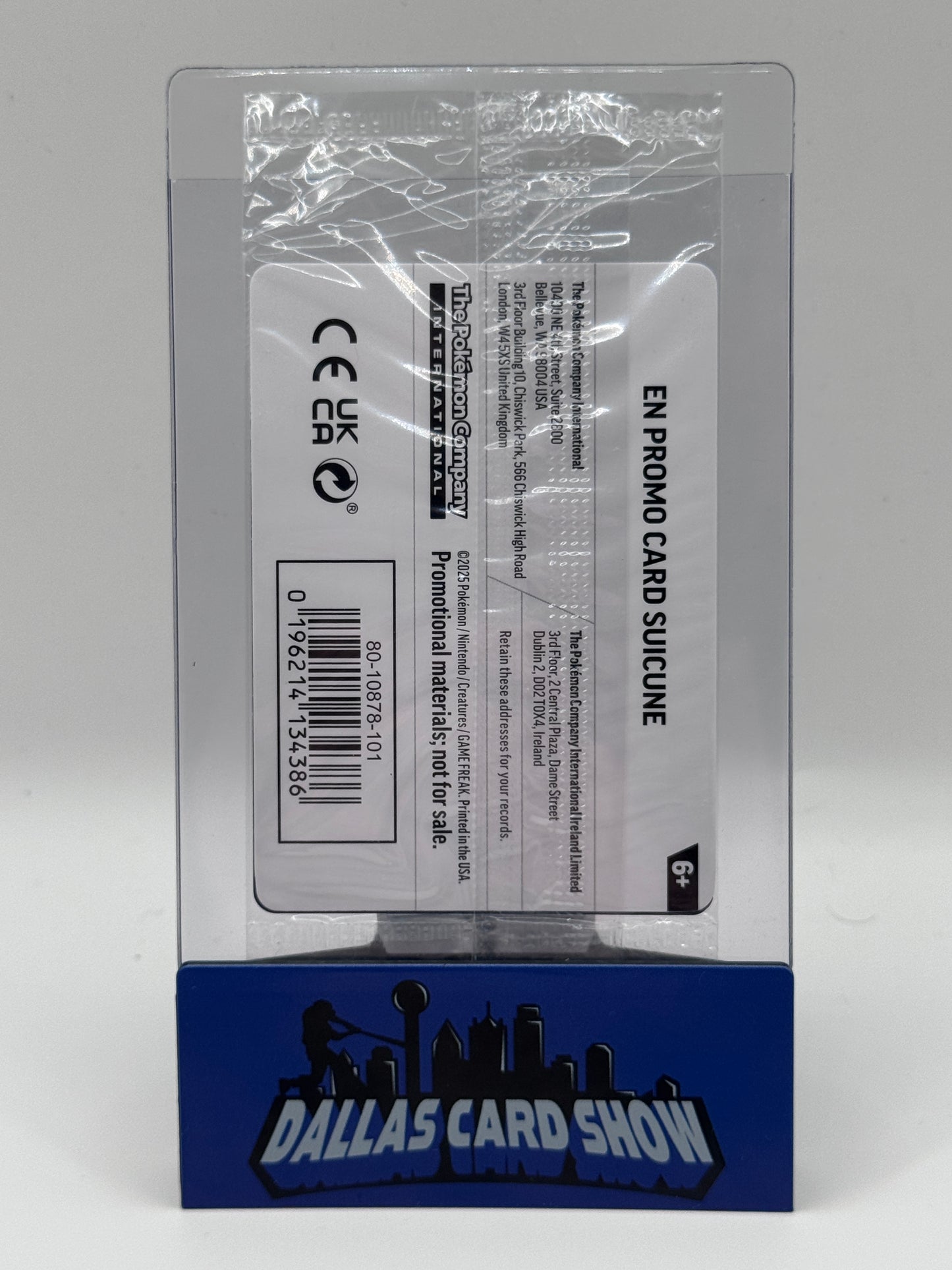 2025 Pokemon - Suicune (Gamestop Stamp) - 026/094 Phantasmal Flames SEALED
