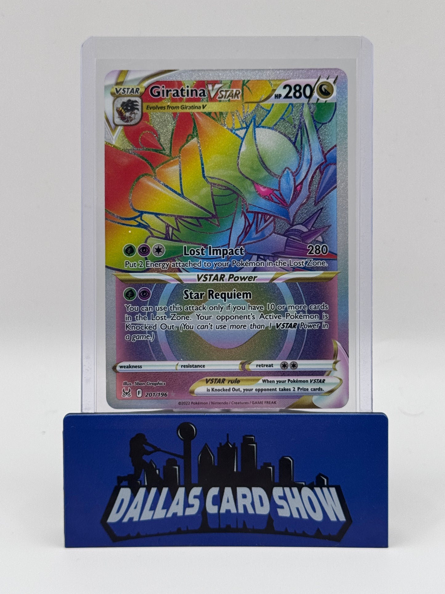 2022 Pokemon - Giratina VSTAR (Secret) - 201/196 Lost Origin NM