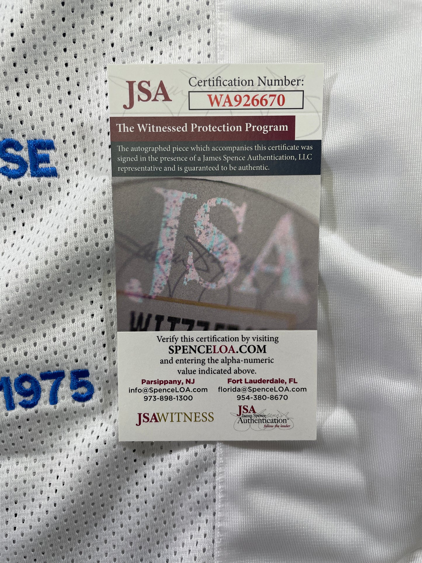 BOB LILLY DALLAS COWBOYS SIGNED STAT FOOTBALL JERSEY w/HOF JSA