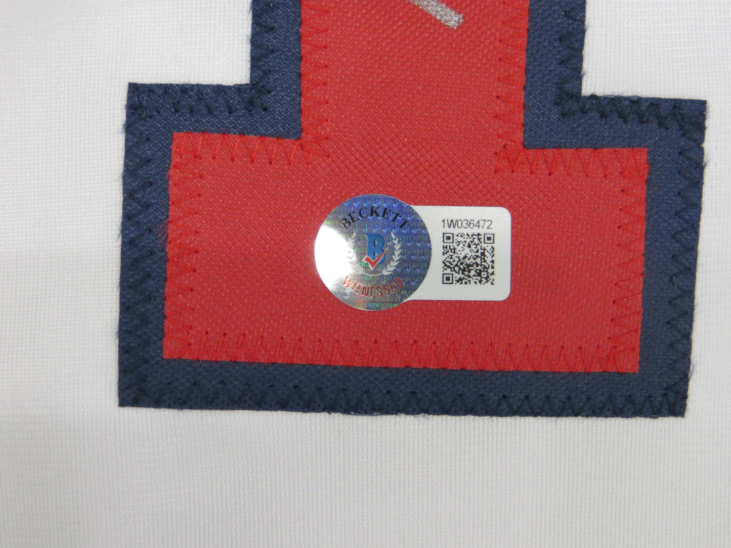 MICHAEL YOUNG TEXAS RANGERS USA BASEBALL SIGNED JERSEY w/INSC BAS