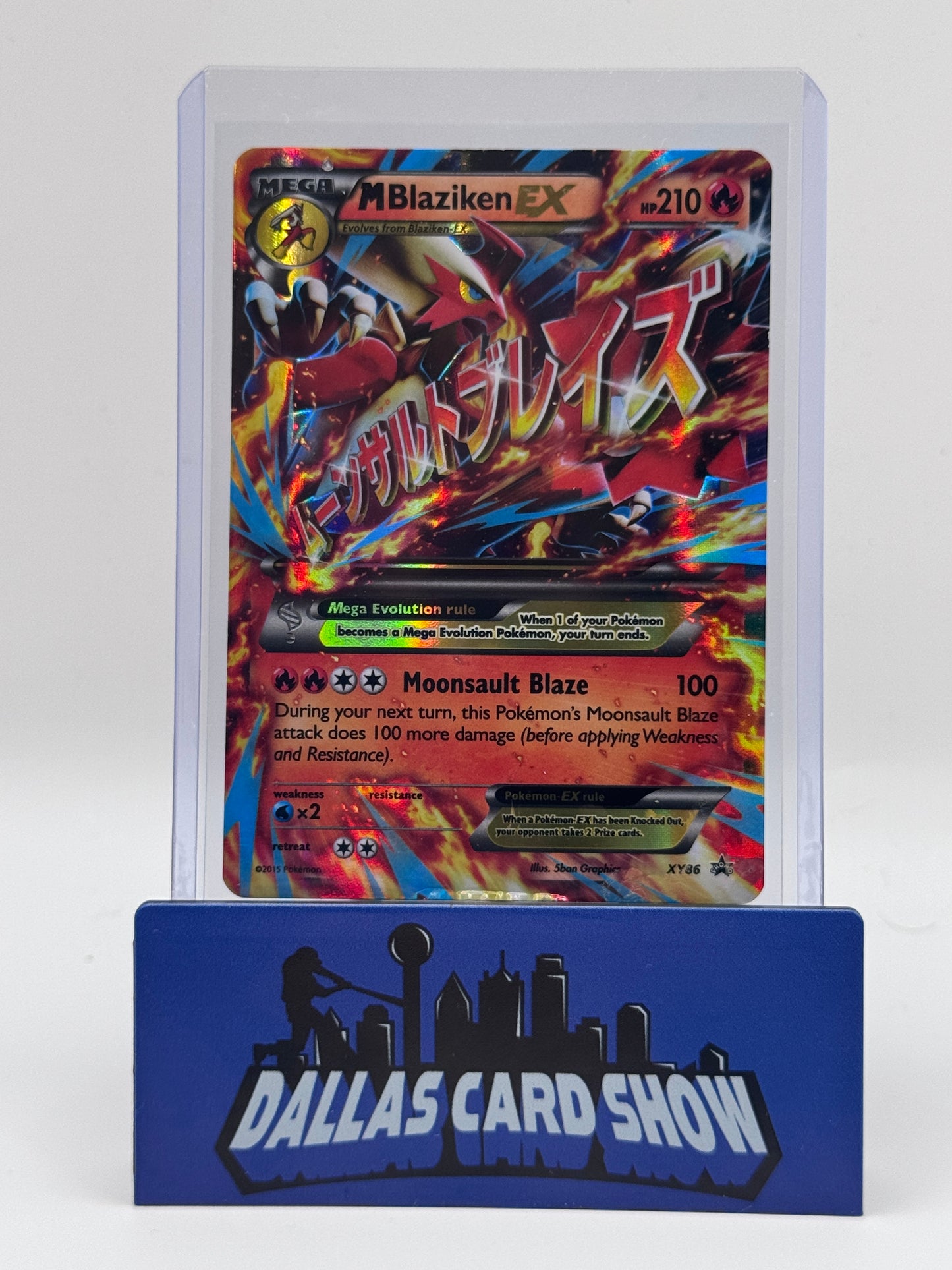 2015 Pokemon - M Blaziken EX (Promos) - XY86 Black Star Promos DMG'd