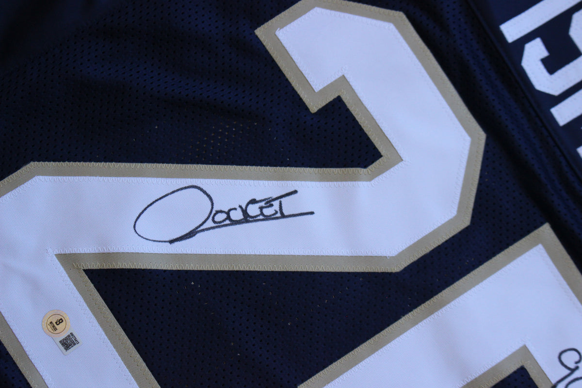 RAGHIB ROCKET ISMAIL NOTRE DAME FIGHTING IRISH SIGNED JERSEY w90ALLAMER BAS