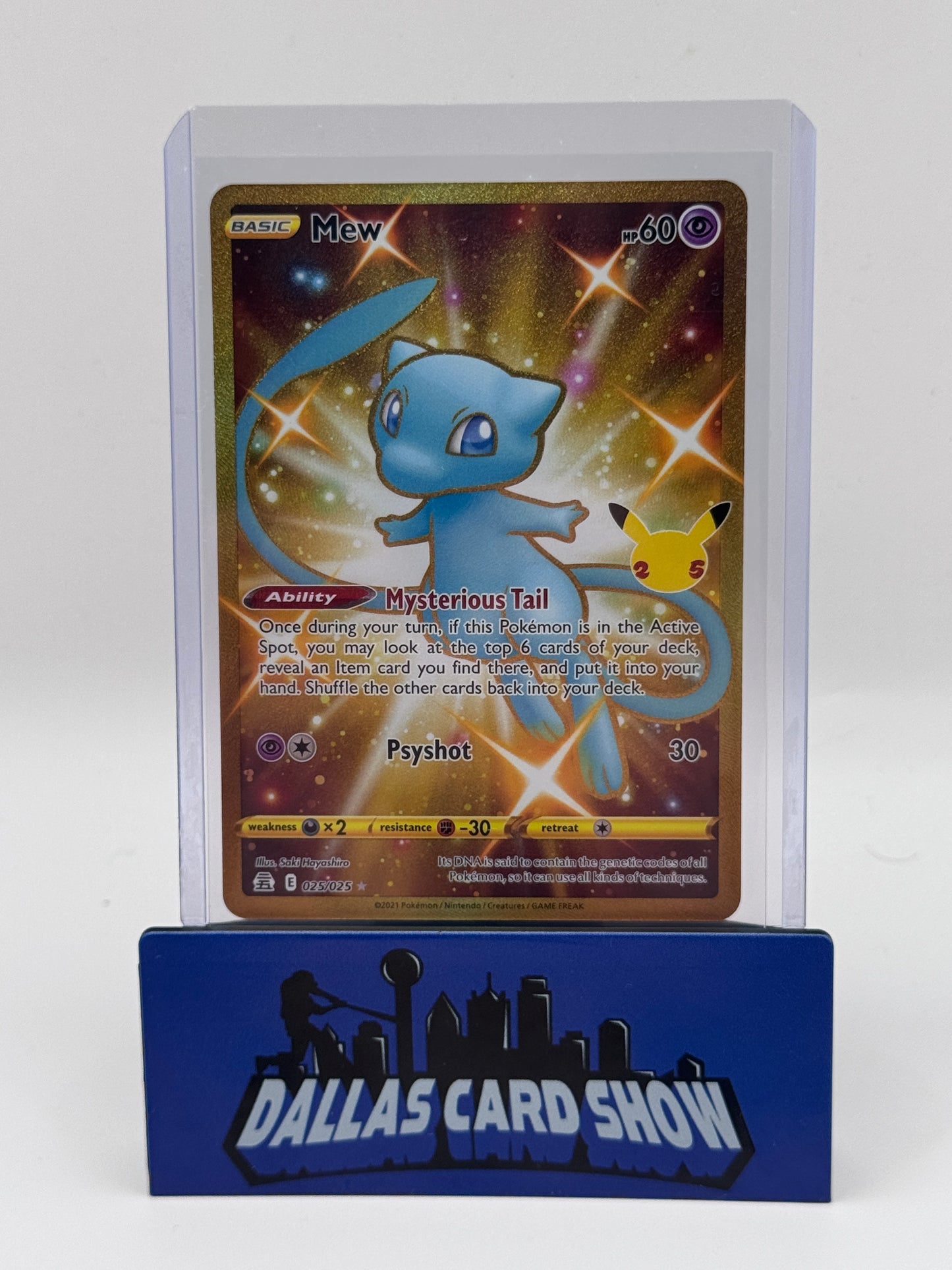 2021 Pokemon - Mew (Secret) - 025/025 Celebrations NM