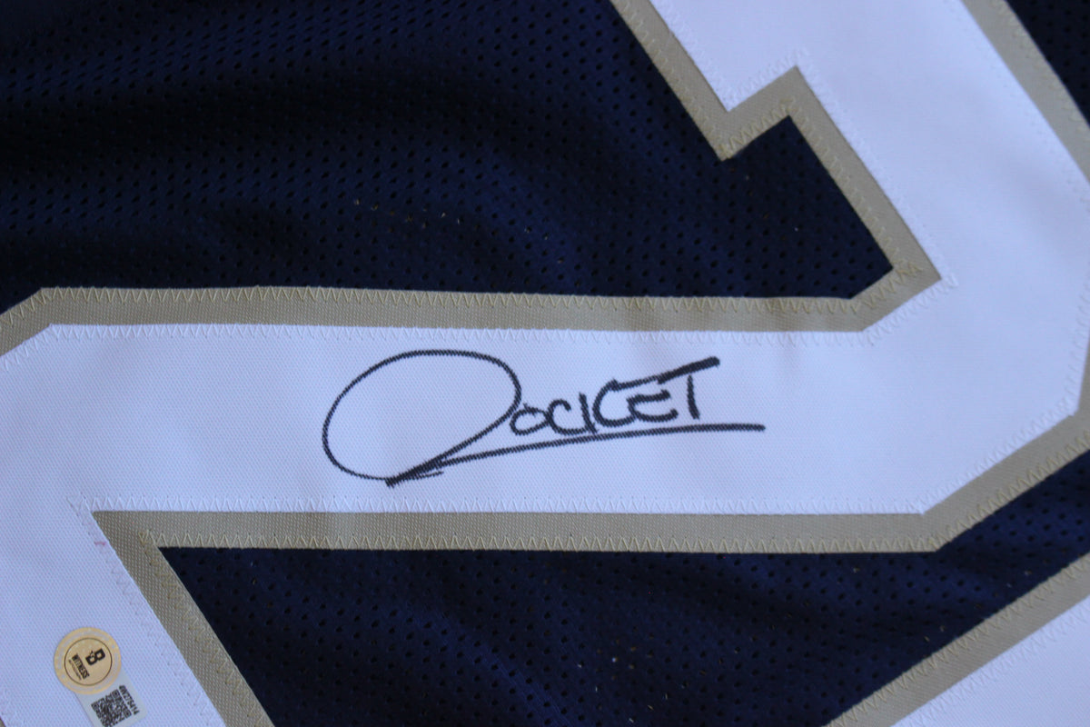 RAGHIB ROCKET ISMAIL NOTRE DAME FIGHTING IRISH SIGNED JERSEY w90ALLAMER BAS