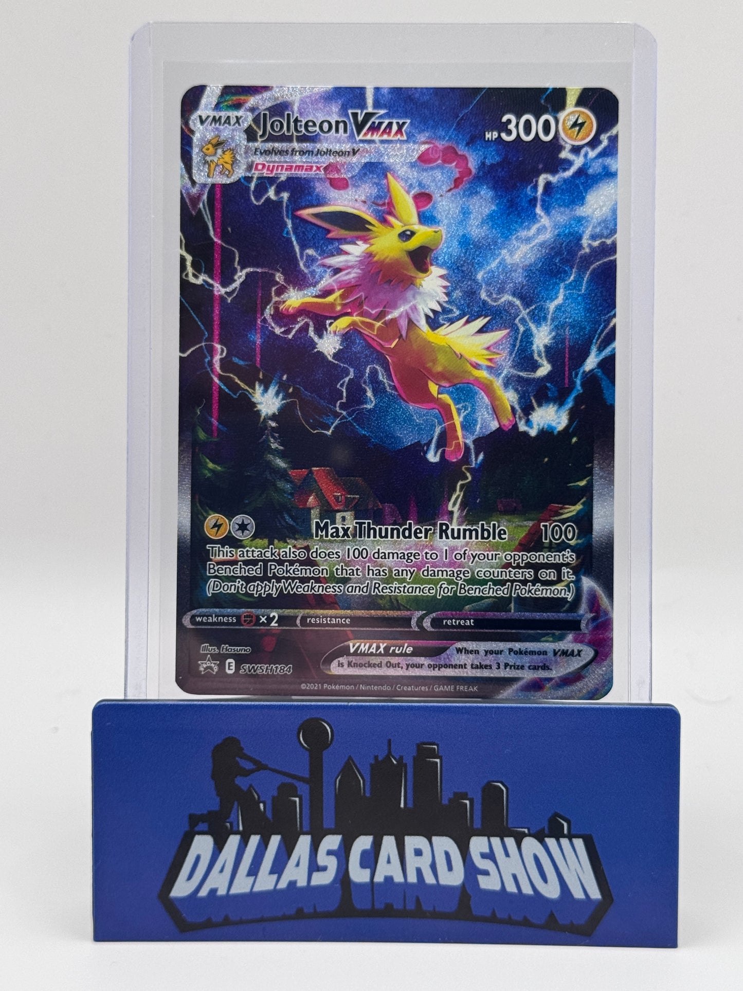2021 Pokemon - Jolteon VMAX (Promo) - SWSH184 Black Star Promo NM