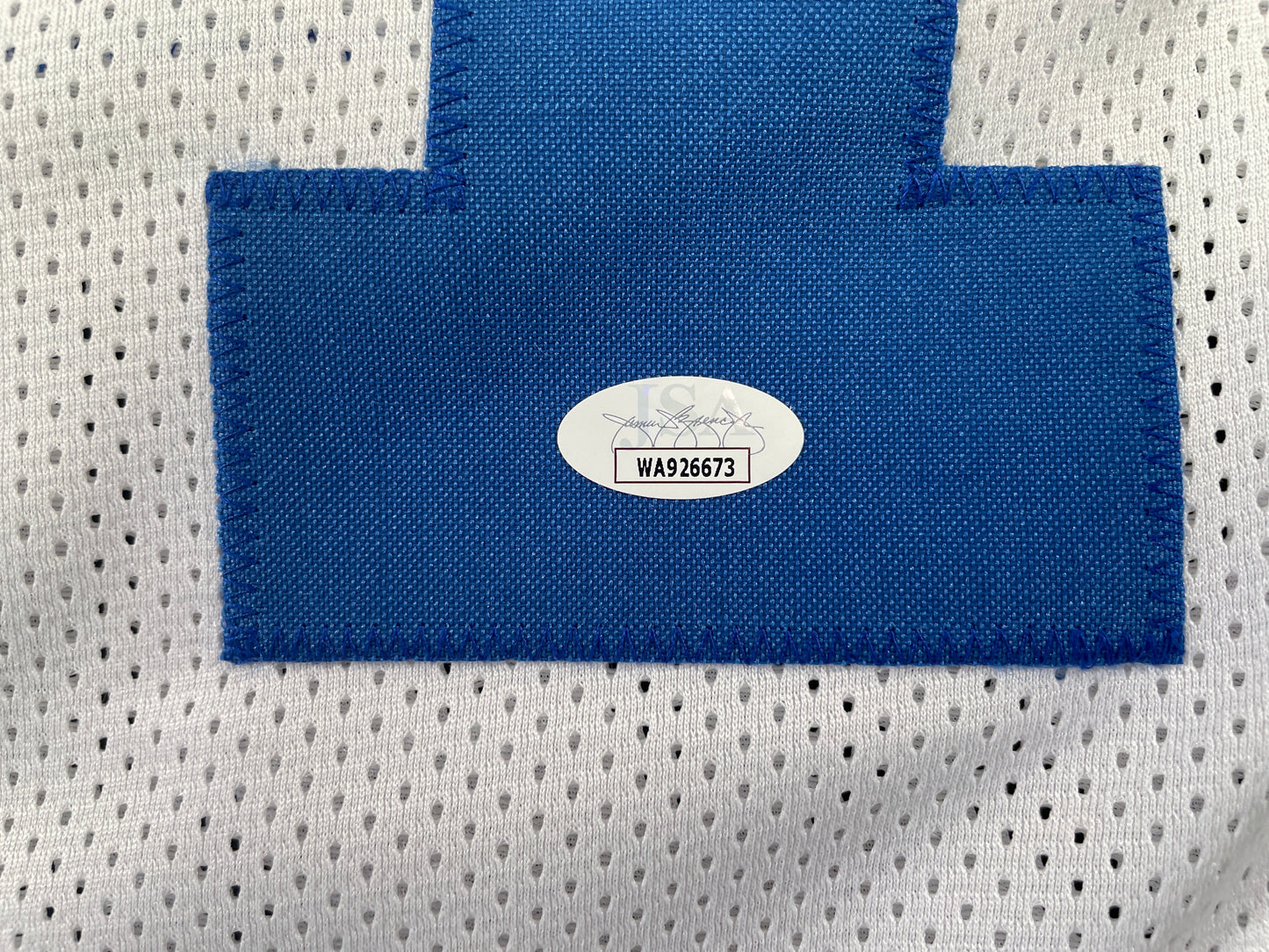 BOB LILLY DALLAS COWBOYS SIGNED STAT FOOTBALL JERSEY w/HOF JSA