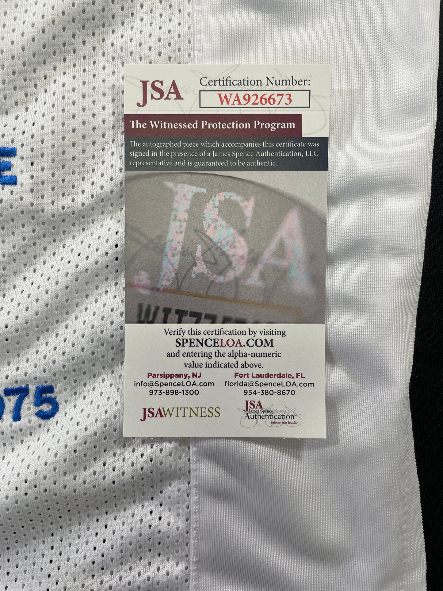BOB LILLY DALLAS COWBOYS SIGNED STAT FOOTBALL JERSEY w/HOF JSA