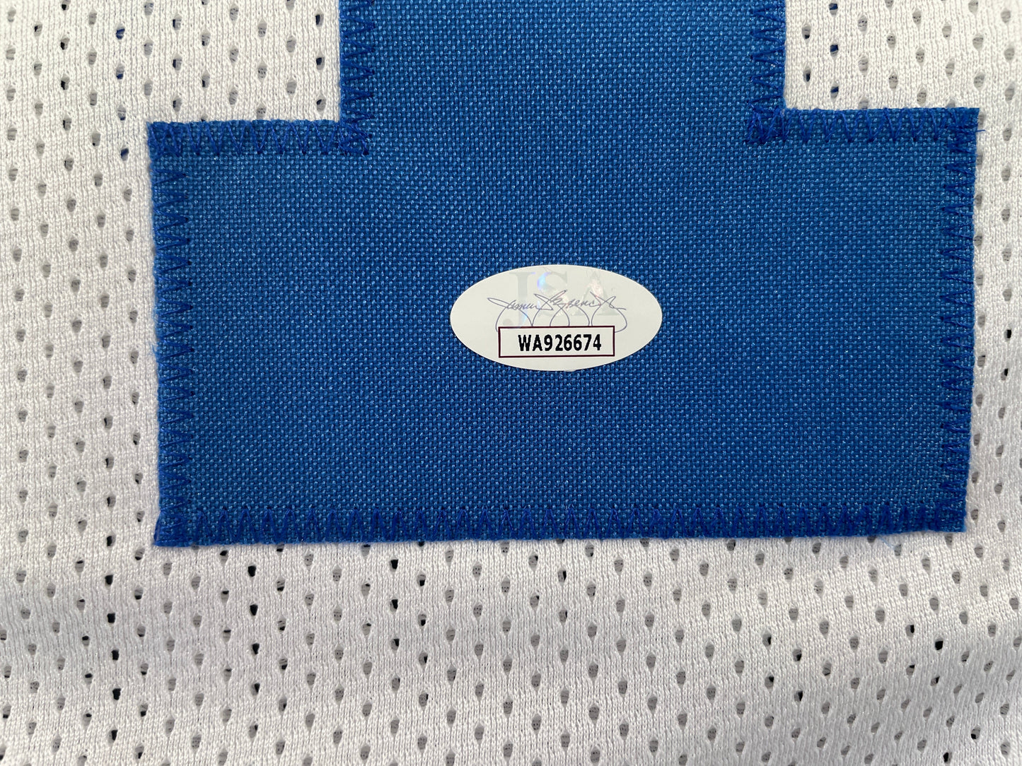 BOB LILLY DALLAS COWBOYS SIGNED STAT FOOTBALL JERSEY w/HOF JSA