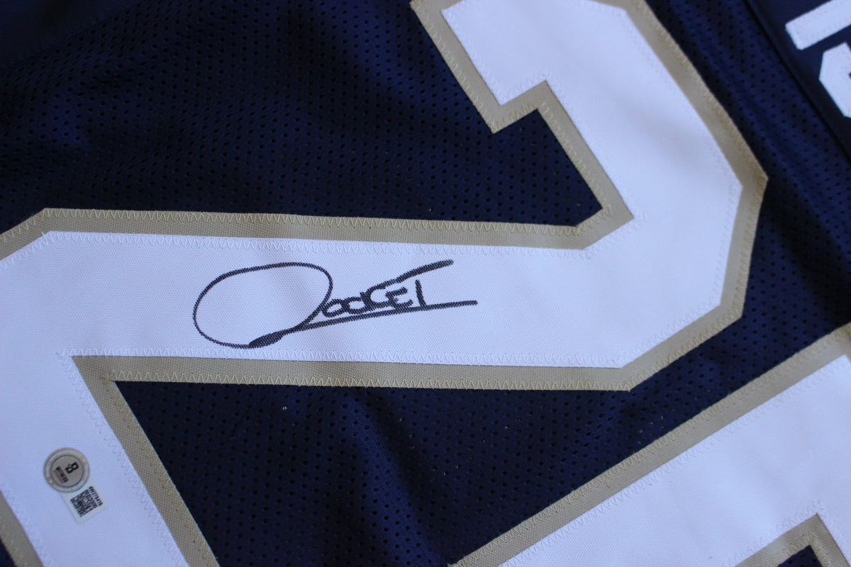 RAGHIB ROCKET ISMAIL NOTRE DAME FIGHTING IRISH SIGNED JERSEY w90ALLAMER BAS