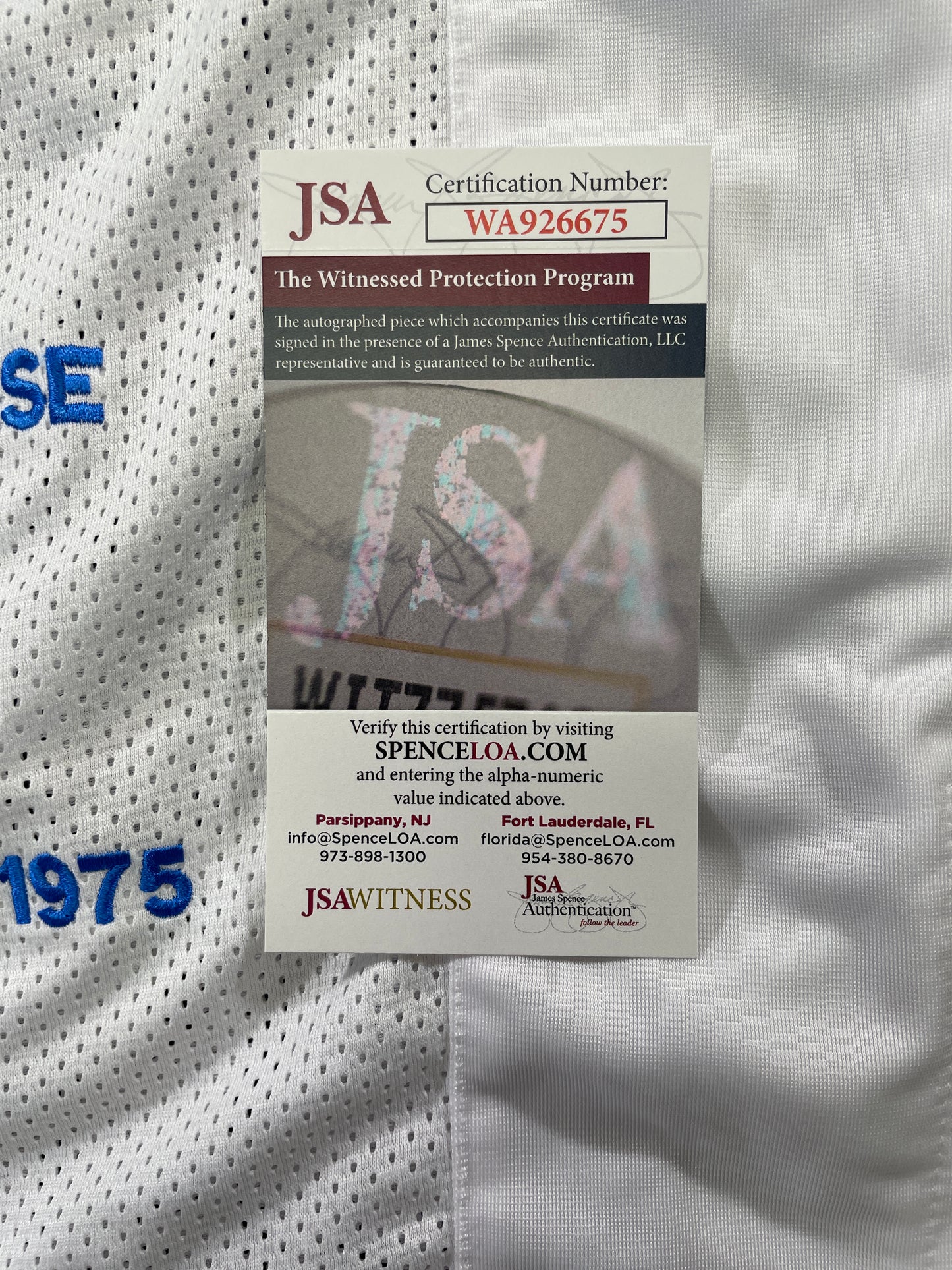 BOB LILLY DALLAS COWBOYS SIGNED STAT FOOTBALL JERSEY w/HOF JSA