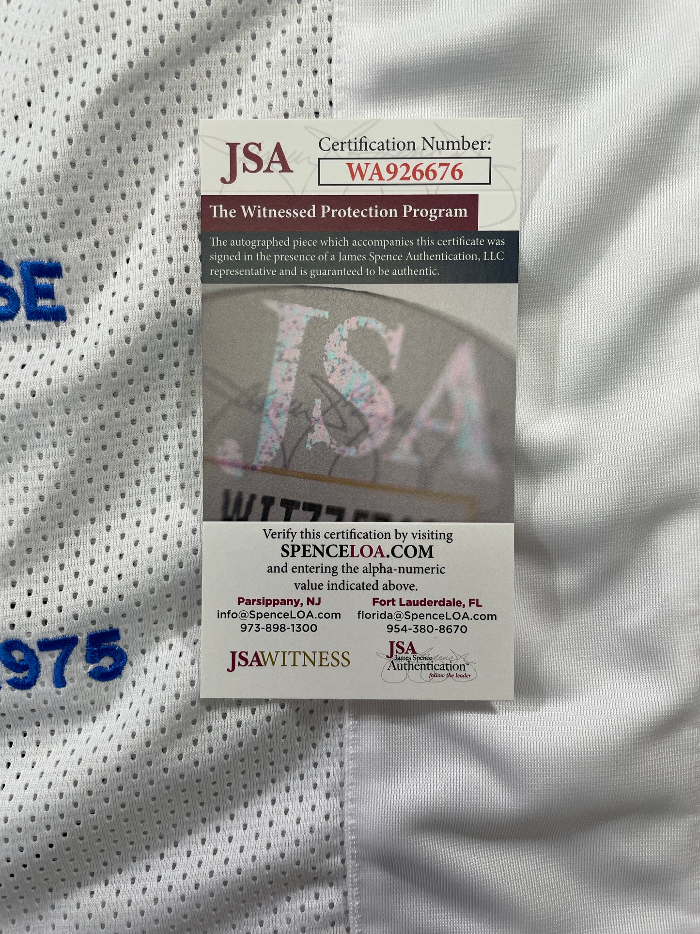 BOB LILLY DALLAS COWBOYS SIGNED STAT FOOTBALL JERSEY w/HOF JSA