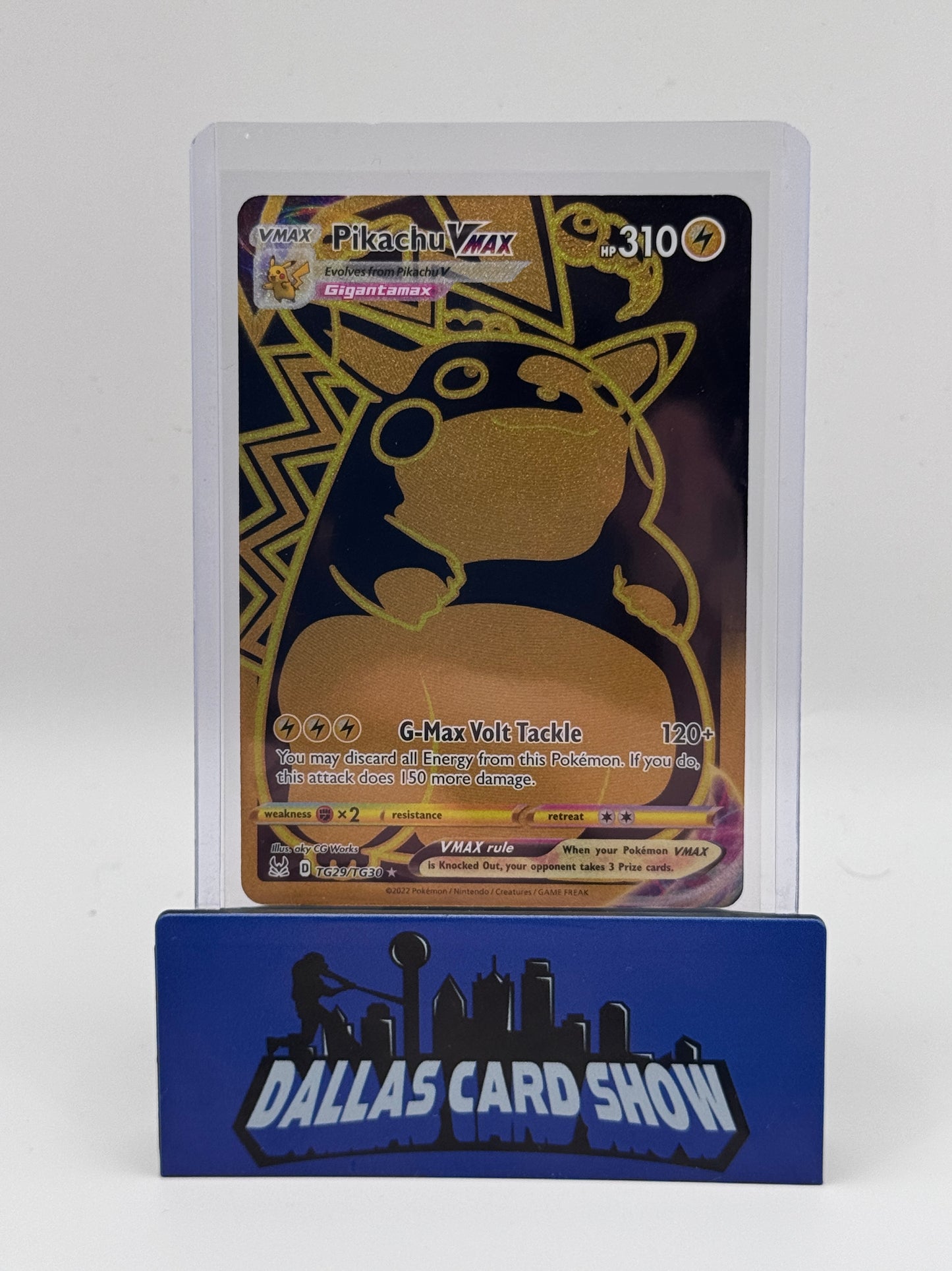 2022 Pokemon - Pikachu VMAX (Trainer Gallery) - TG29/TG30 Lost Origin NM
