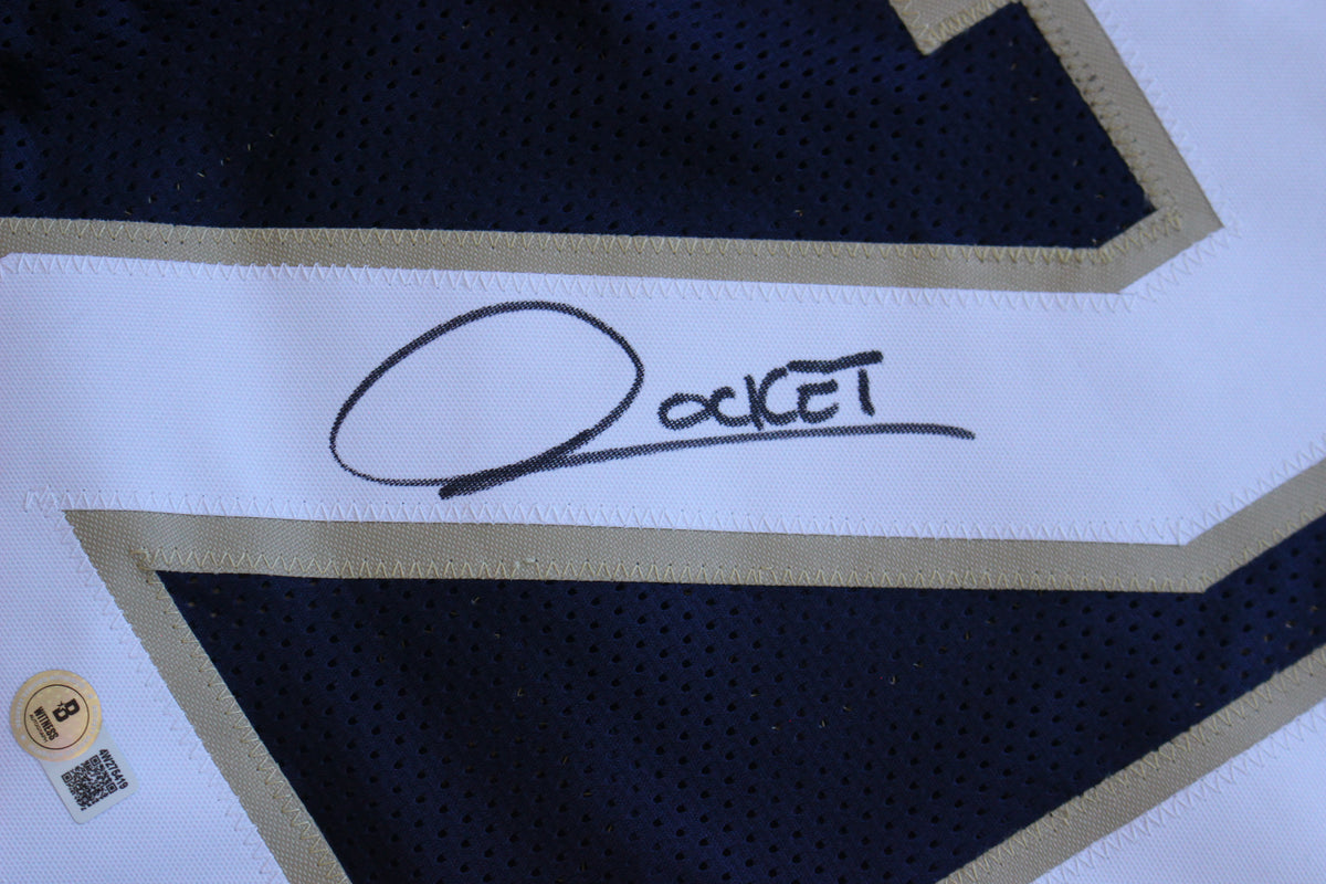 RAGHIB ROCKET ISMAIL NOTRE DAME FIGHTING IRISH SIGNED JERSEY w88NatChamps BAS