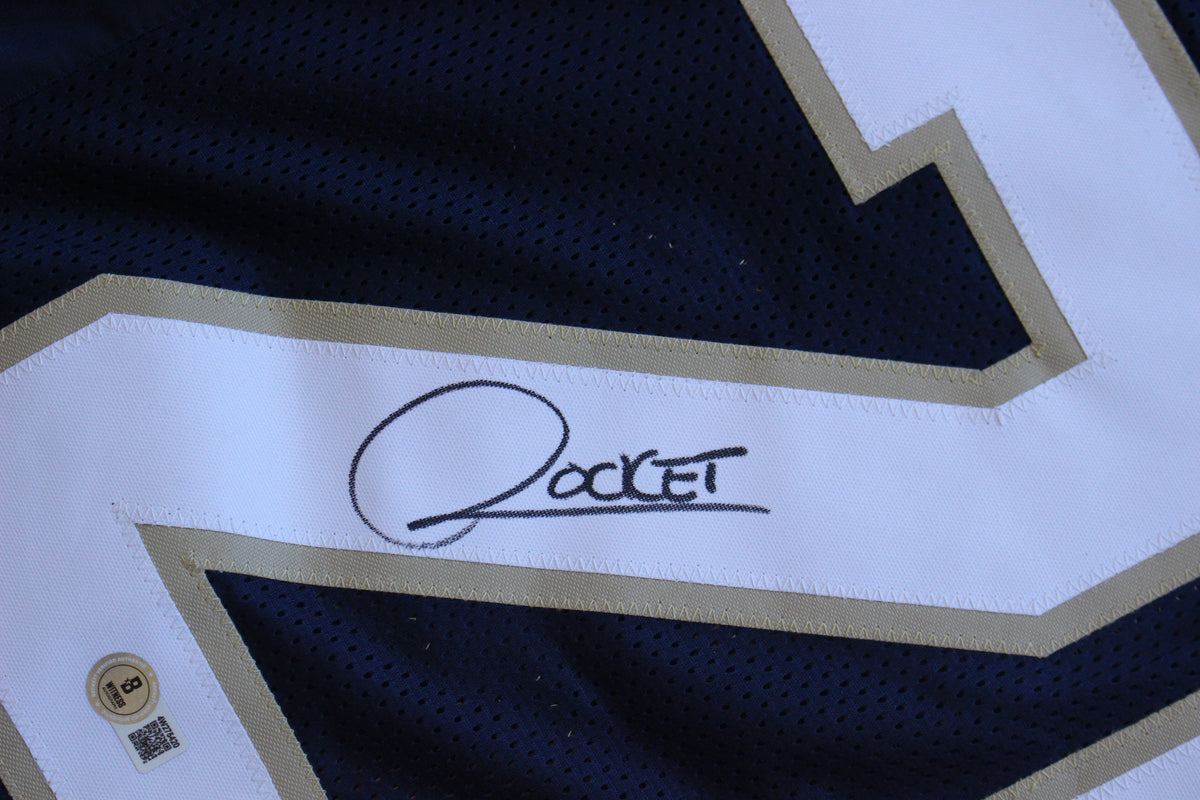 RAGHIB ROCKET ISMAIL NOTRE DAME FIGHTING IRISH SIGNED JERSEY w88NatChamps BAS