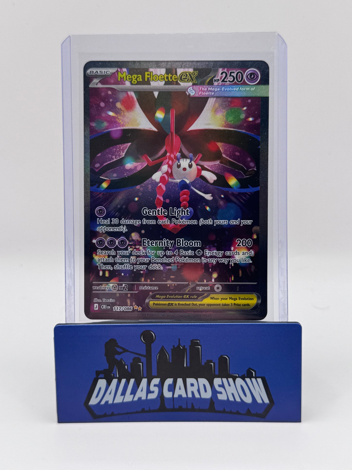 2026 Pokemon - Mega Floette ex (SIR) - 117/086 Chaos Rising NM