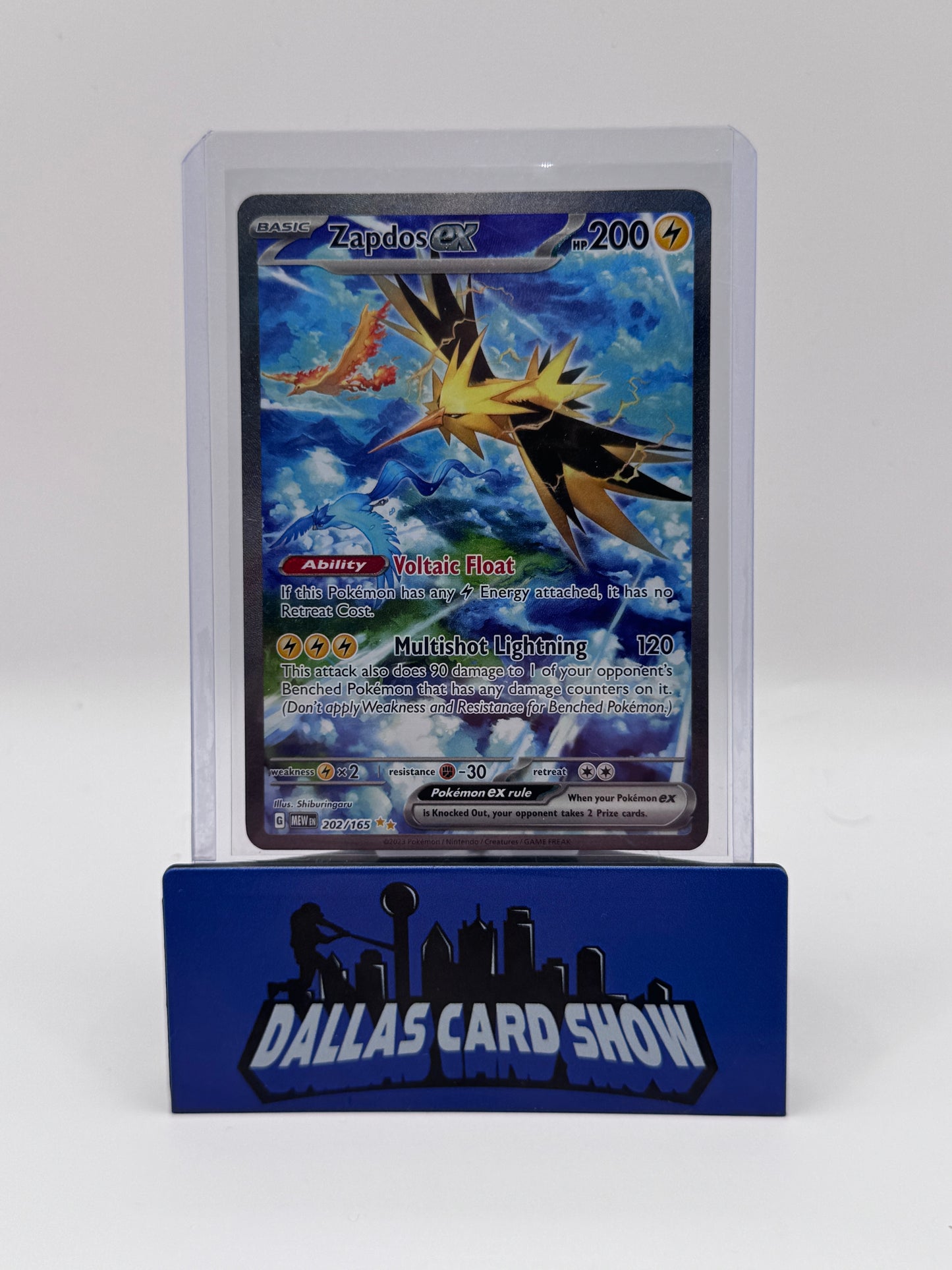 2023 Pokemon - Zapdos ex (SIR) - 202/165 S&V 151 NM