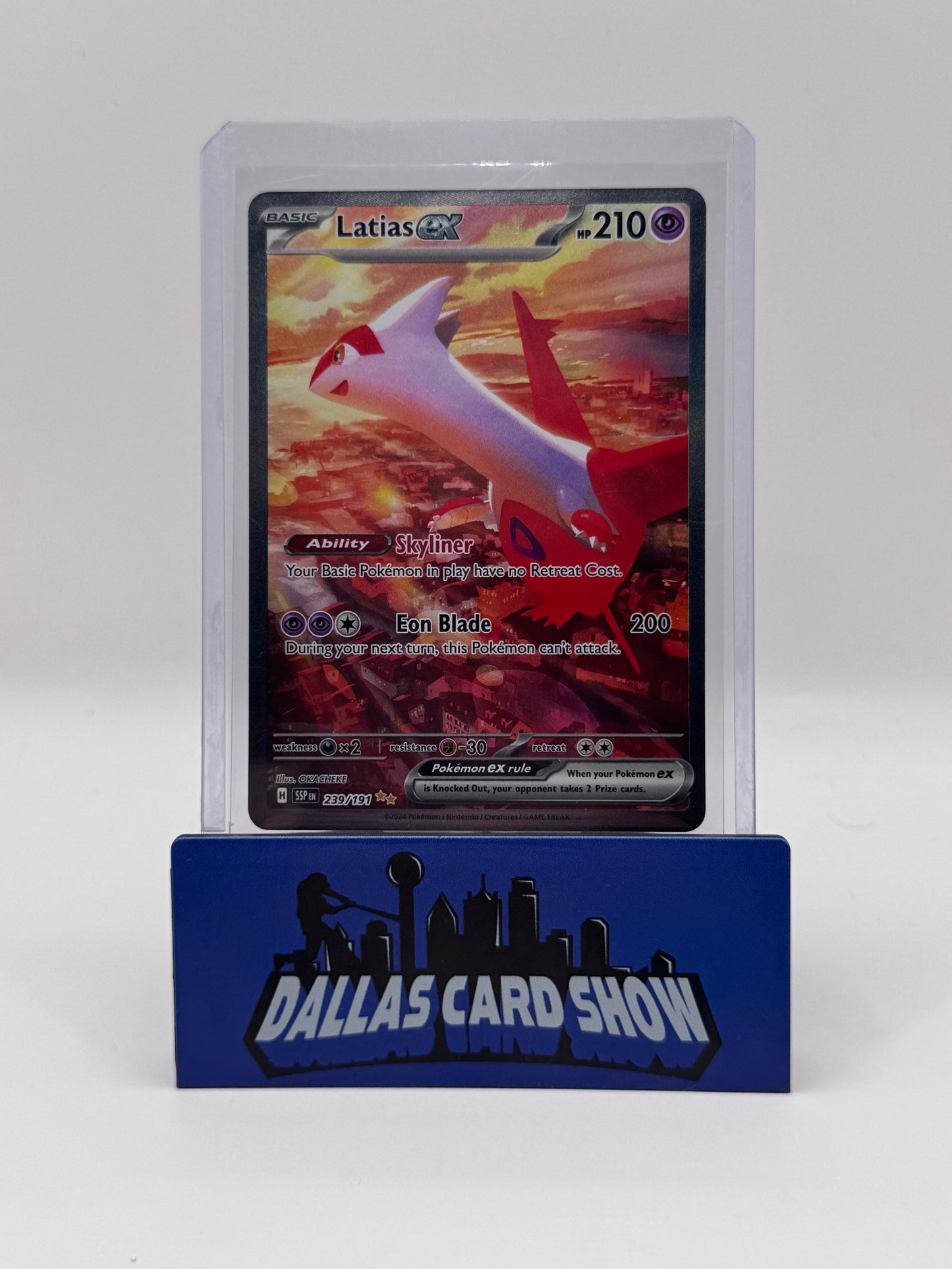 2024 Pokemon - Latias ex (SIR) - 239/191 Surging Sparks NM