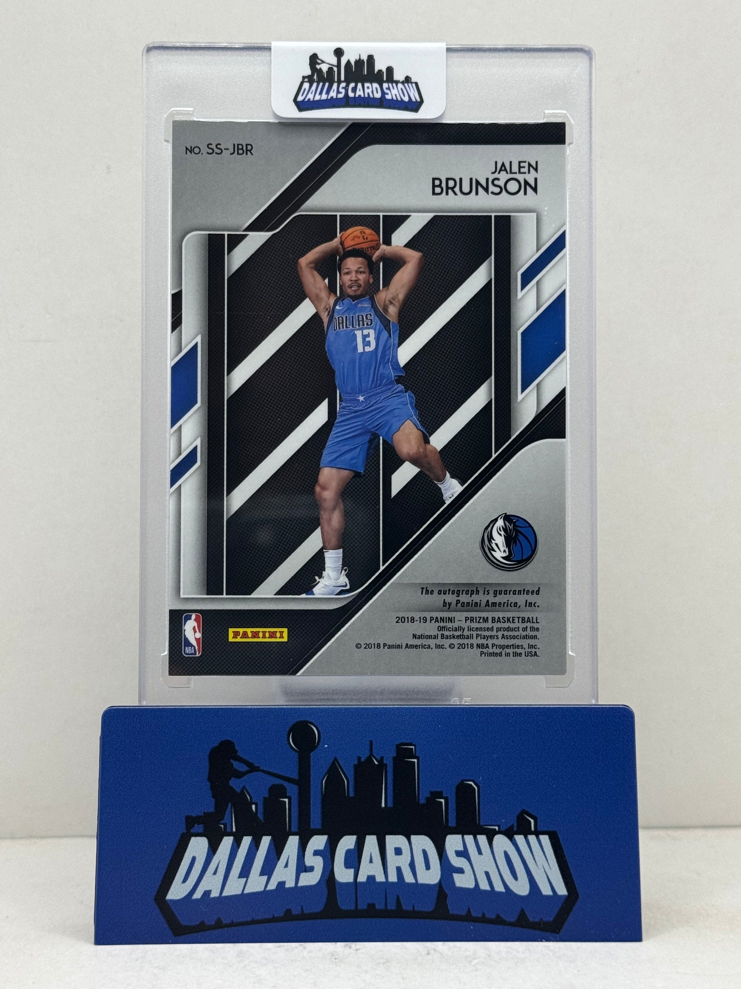 2018-19 Panini Prizm #SS-JBR Jalen Brunson Sensational Signatures Rookie Autograph