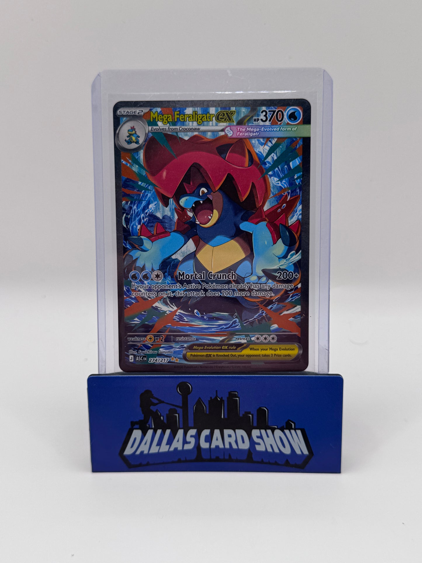 2026 Pokemon - Mega Feraligatr ex (SIR) - 274/217 Ascended Heroes NM