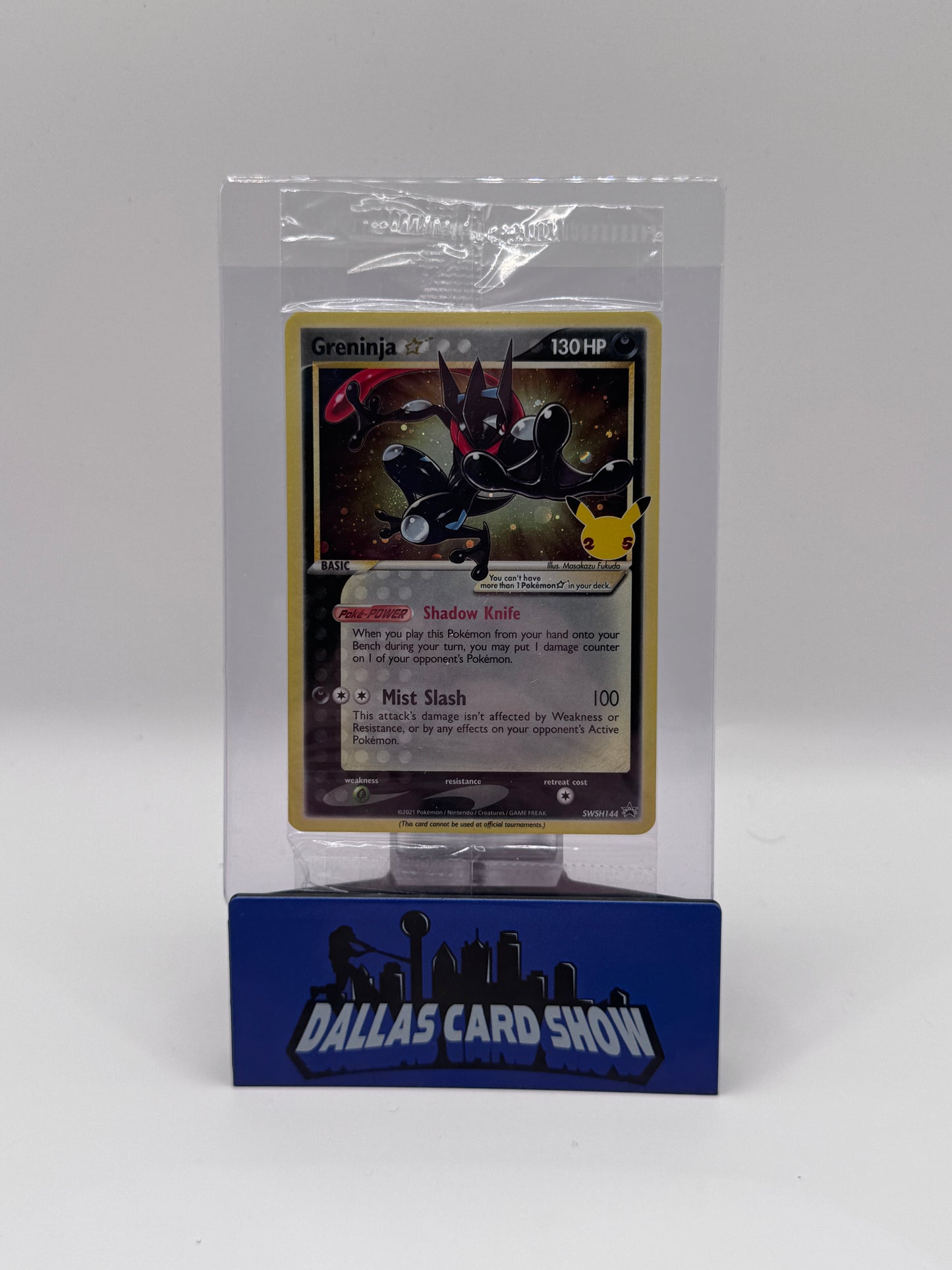 2021 Pokemon - Greninja (Star) - SWSH144 Black Star Promo SEALED