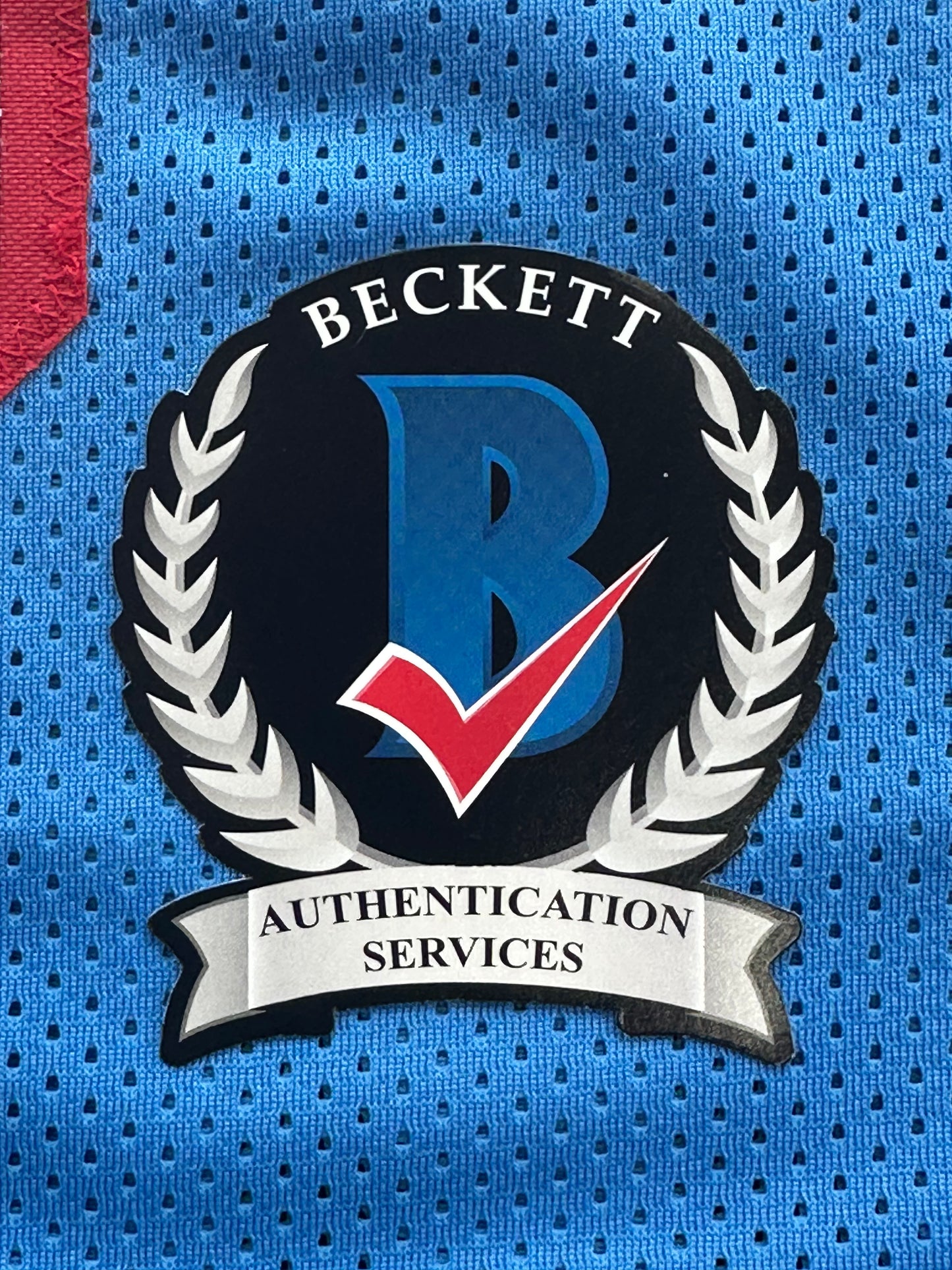 EARL CAMPBELL SIGNED BLUE FOOTBALL JERSEY Houston Oilers w/ "HOF 91" BAS COA