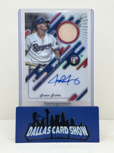 2025 Topps Pristine #PPAR-JJ Josh Jung Pristine Pieces Autograph Relic