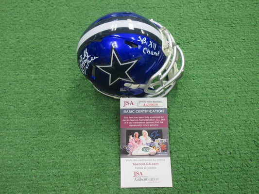 BILLY JOE DUPREE DALLAS COWBOYS SIGNED RIDDELL FLASH MINI HELMET w/SBXII JSA COA