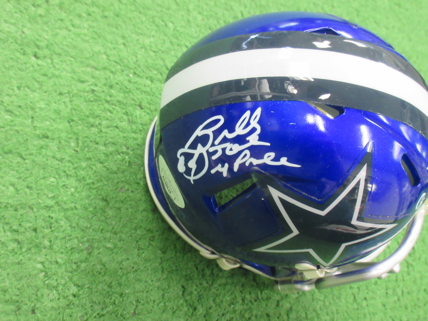 BILLY JOE DUPREE DALLAS COWBOYS SIGNED RIDDELL FLASH MINI HELMET w/SBXII JSA COA