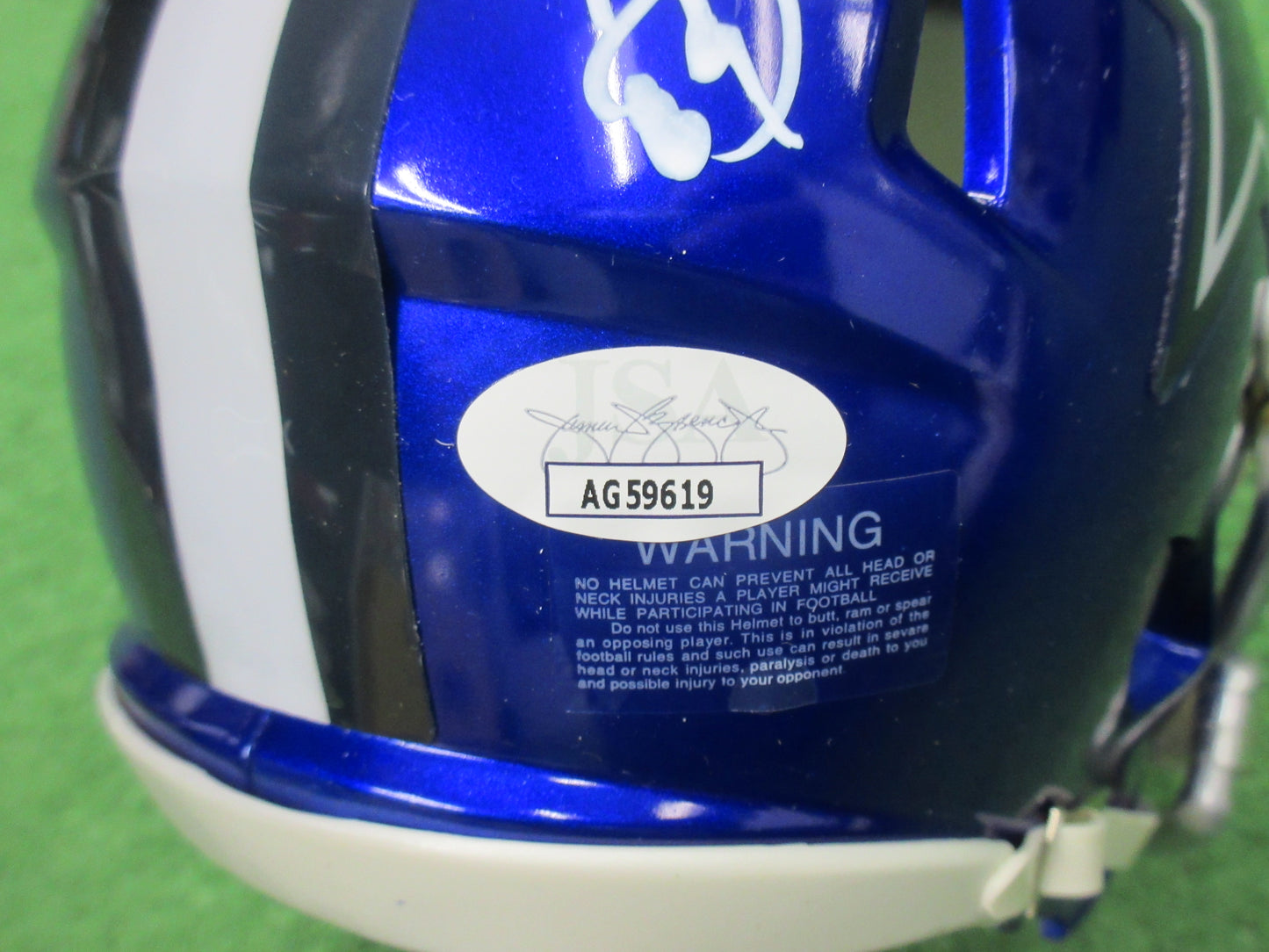 BILLY JOE DUPREE DALLAS COWBOYS SIGNED RIDDELL FLASH MINI HELMET w/SBXII JSA COA