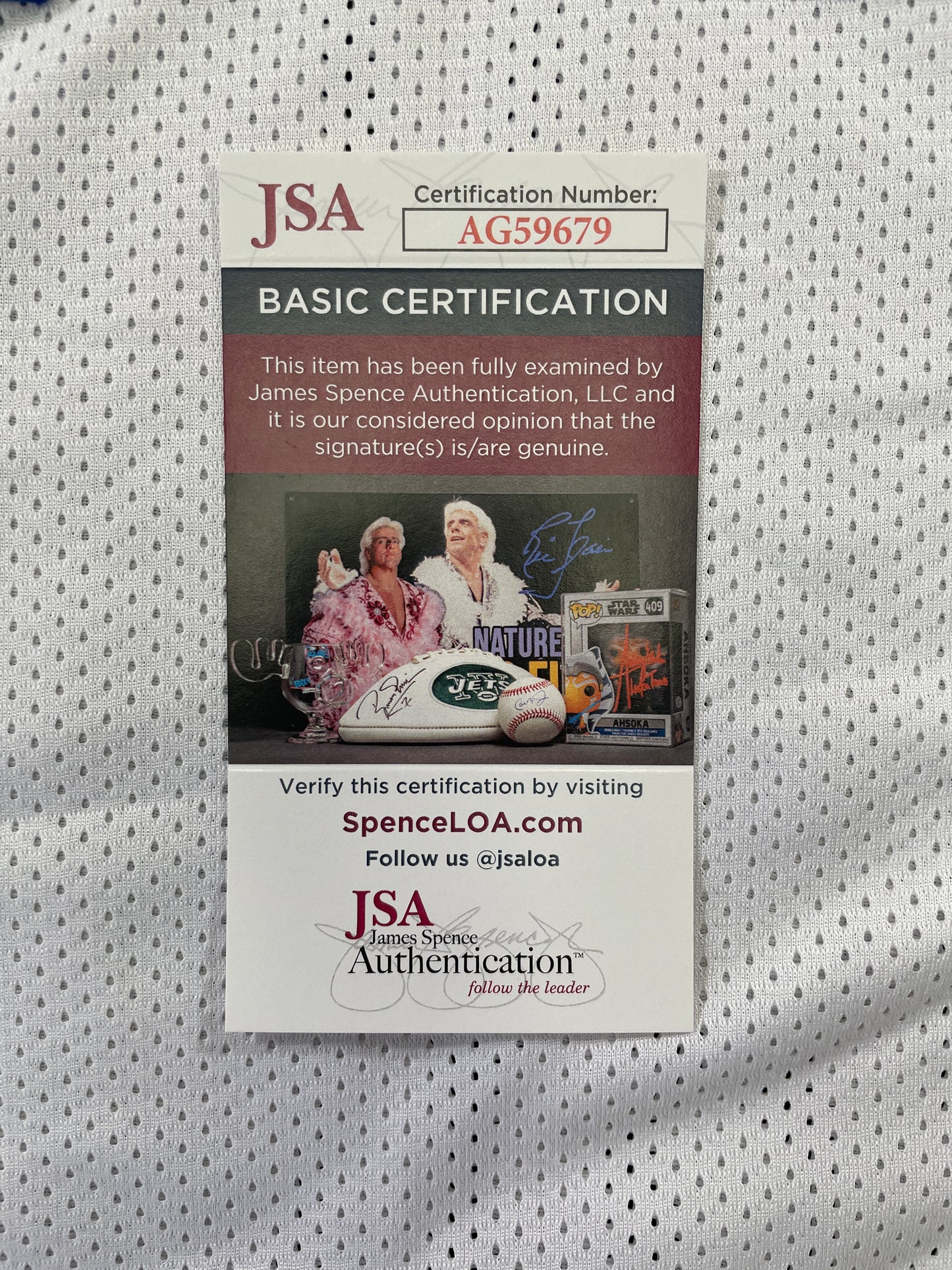 BILLY JOE DUPREE DALLAS COWBOYS SIGNED WHITE JERSEY w/INSCs XL JSA COA