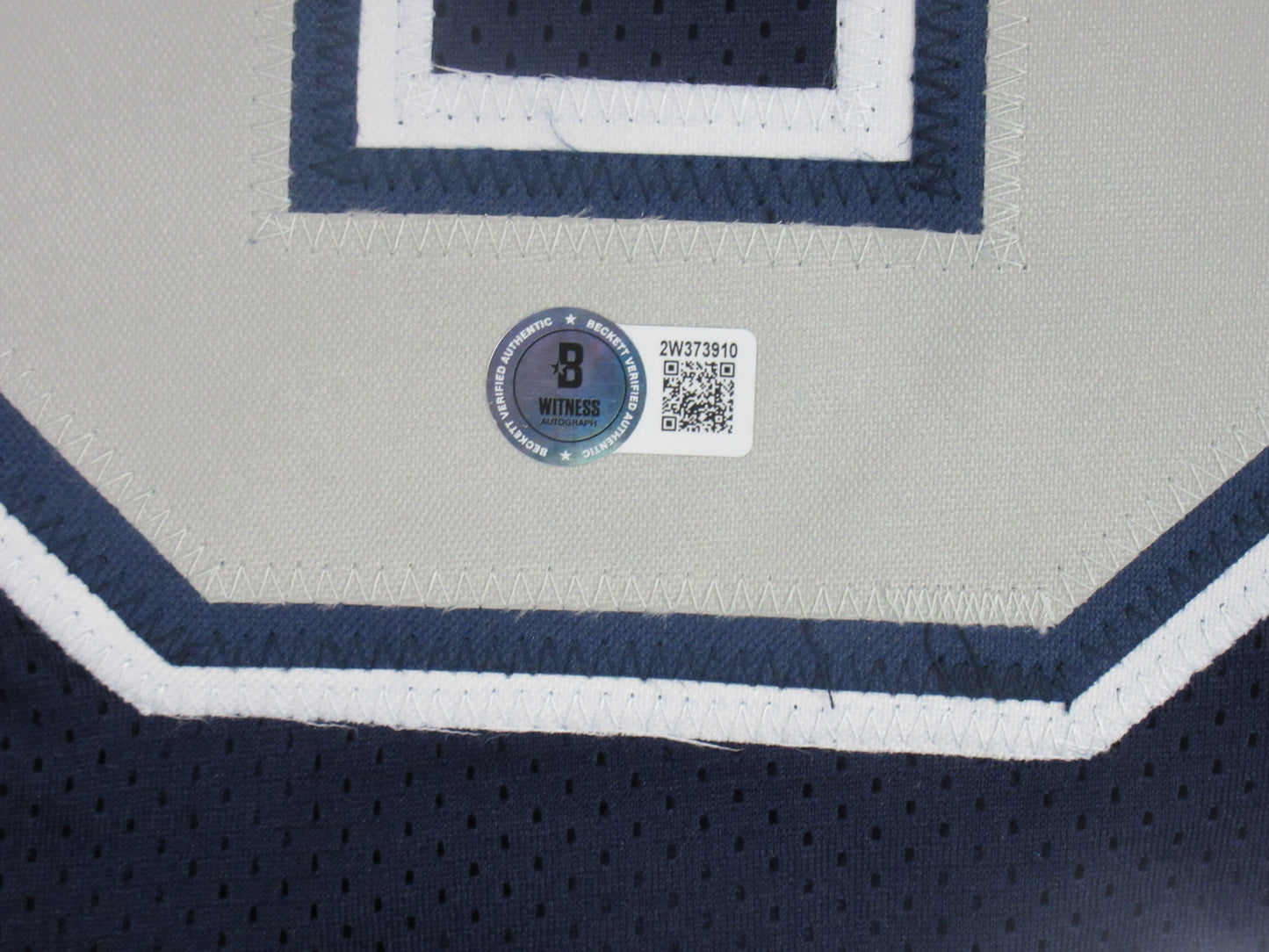 DREW PEARSON DALLAS COWBOYS SIGNED BLUE JERSEY w/HOF 21 INSCRIPTION BAS