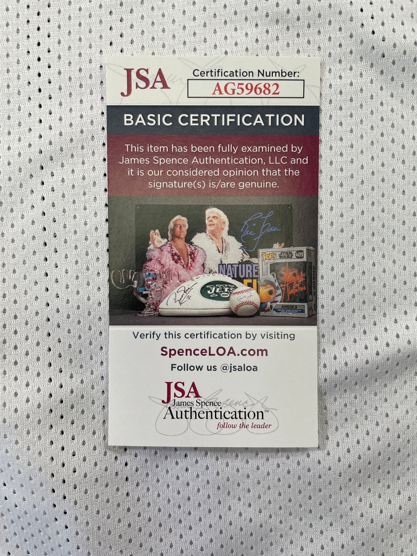 BILLY JOE DUPREE DALLAS COWBOYS SIGNED WHITE JERSEY w/INSCs XL JSA COA