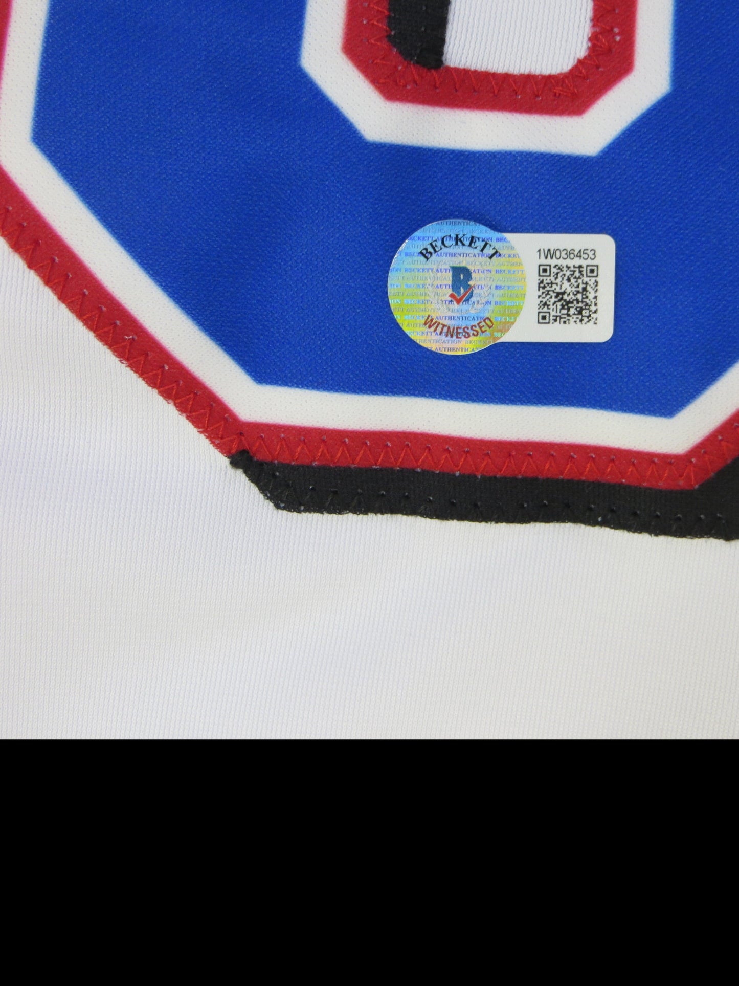 MICHAEL YOUNG TEXAS RANGERS SIGNED WHITE JERSEY size 3XL BAS COA