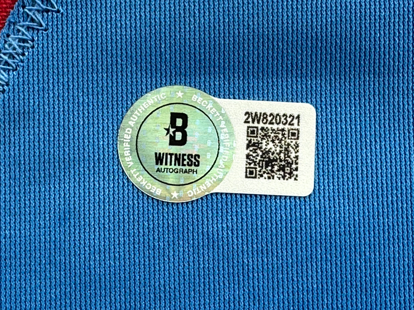 EARL CAMPBELL SIGNED WHITE FOOTBALL JERSEY Houston Oilers w/ "HOF 91" BAS COA