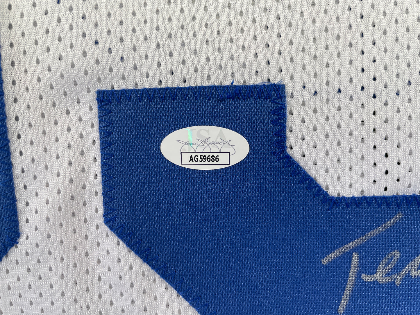 BILLY JOE DUPREE DALLAS COWBOYS SIGNED WHITE JERSEY w/INSCs XL JSA COA