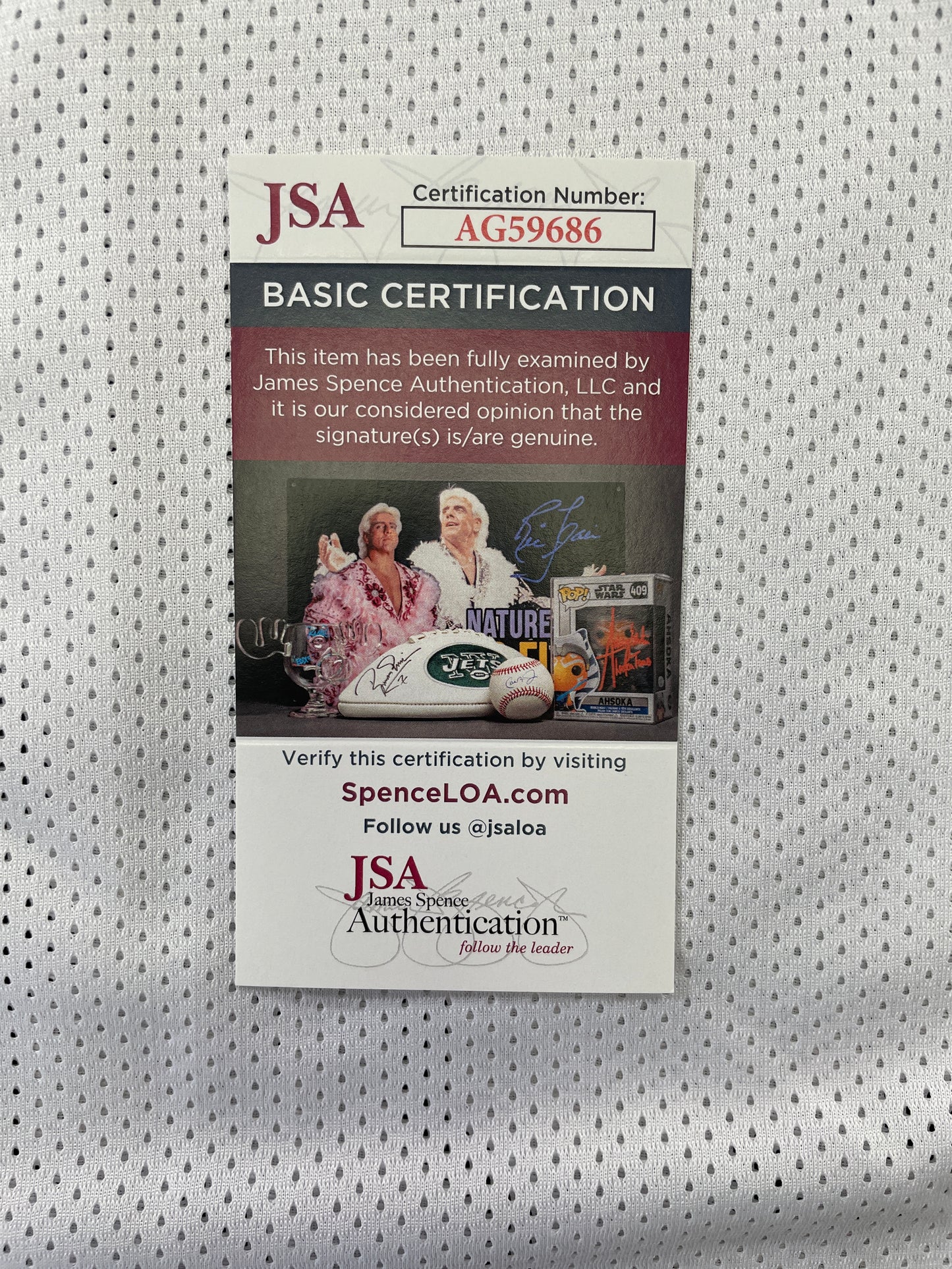 BILLY JOE DUPREE DALLAS COWBOYS SIGNED WHITE JERSEY w/INSCs XL JSA COA